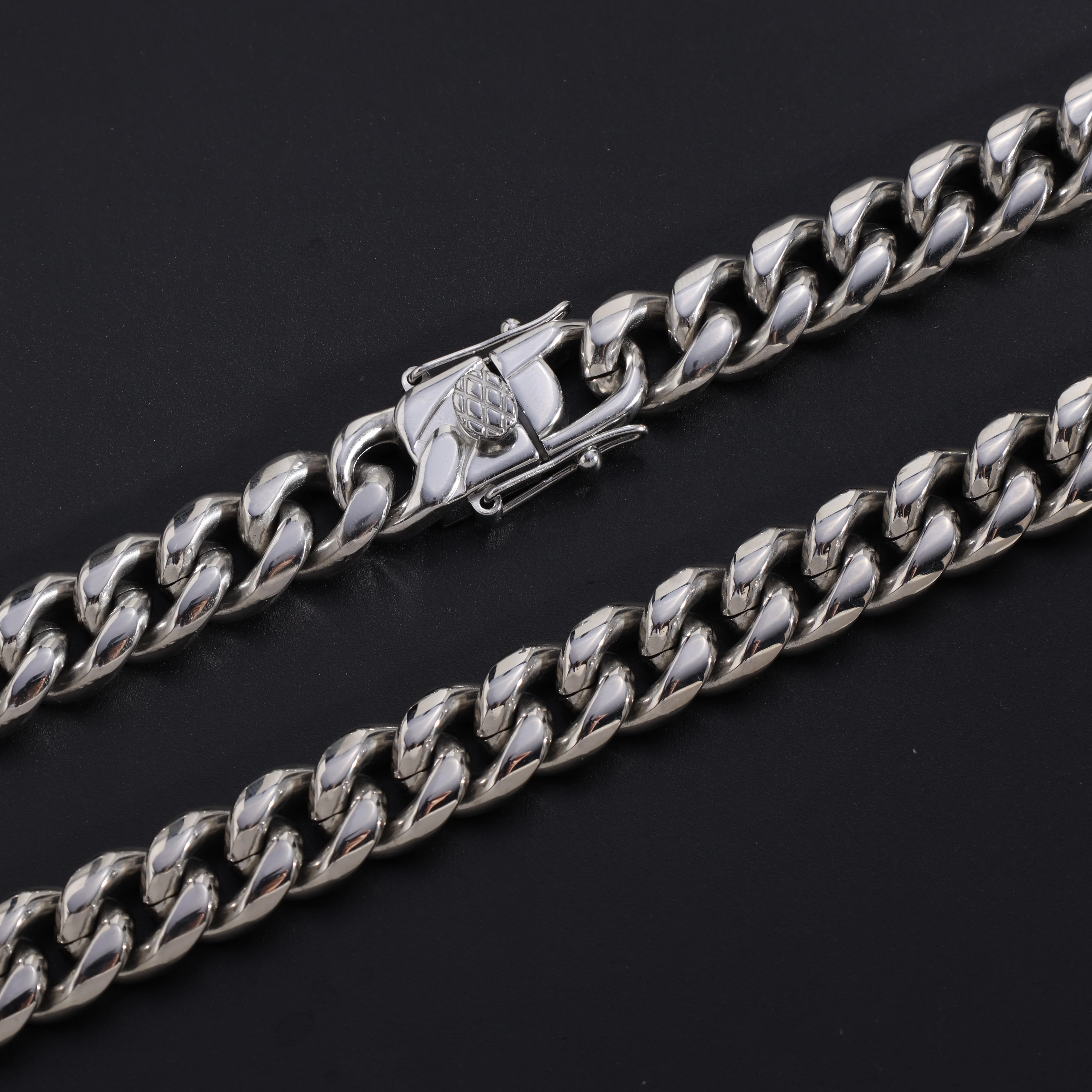 10mm Miami Cuban Link Panzerkette aus Edelstahl - Image 4