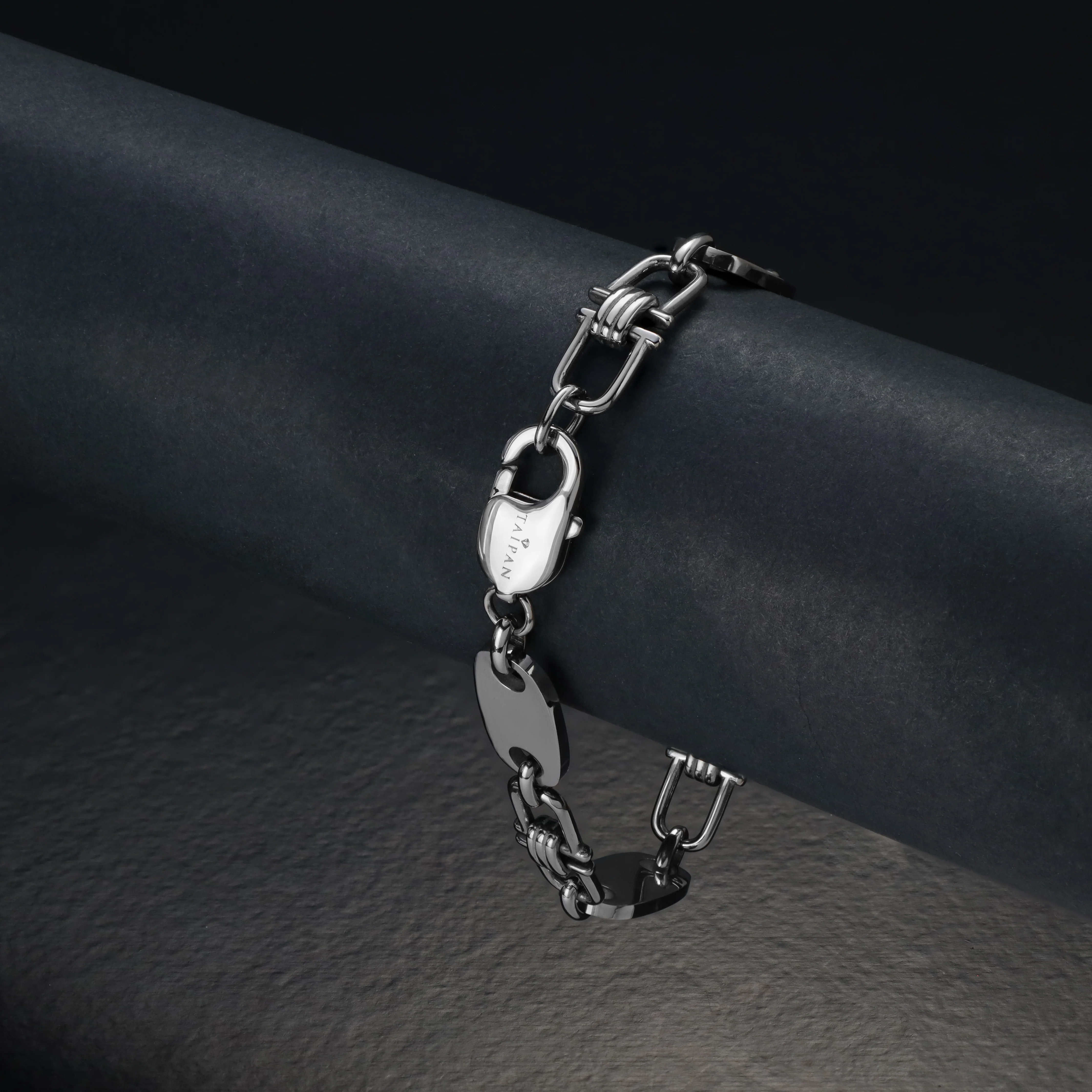10mm Plattenkette Armband aus Edelstahl - Image 7