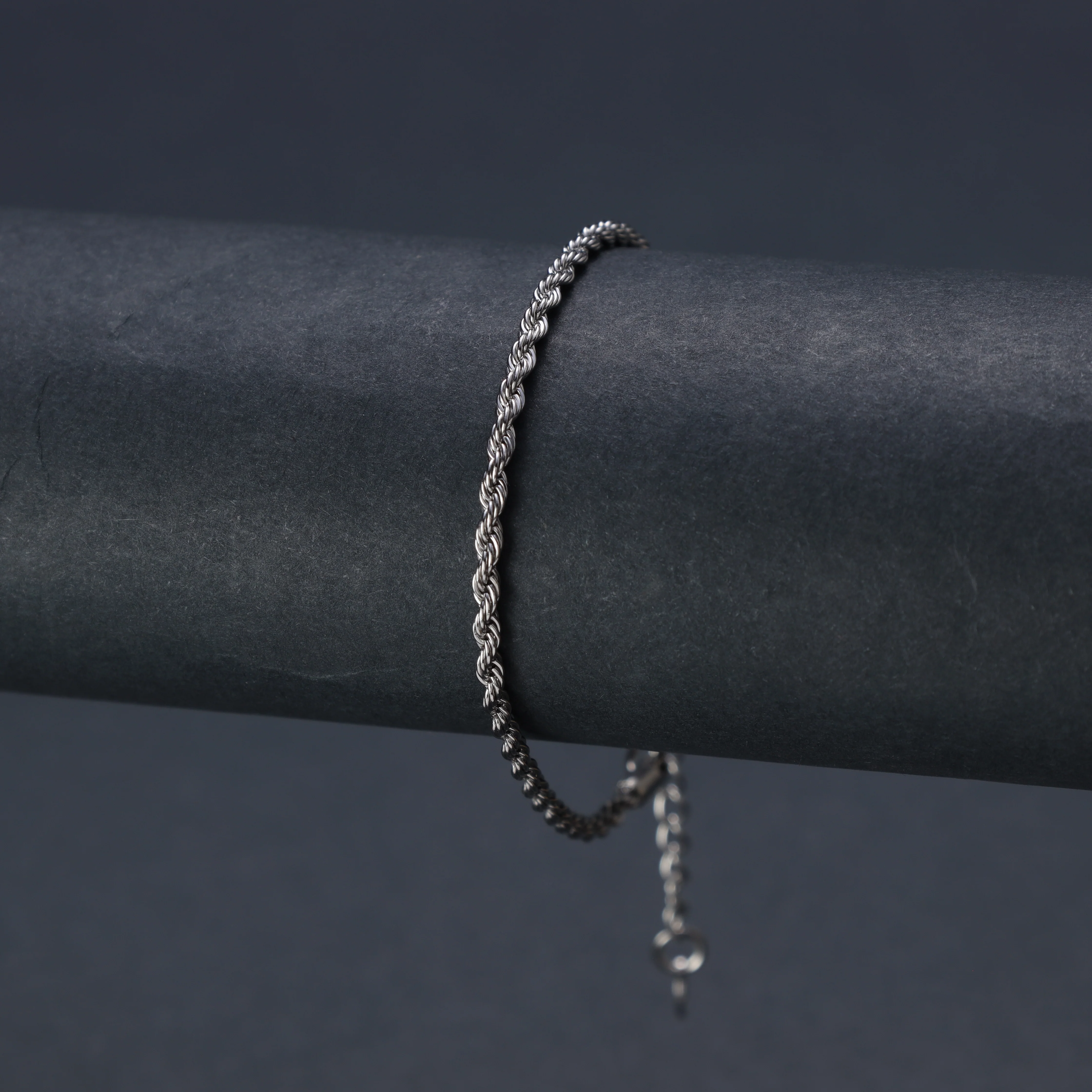 2mm Kordelkette Armband aus Edelstahl - Image 3