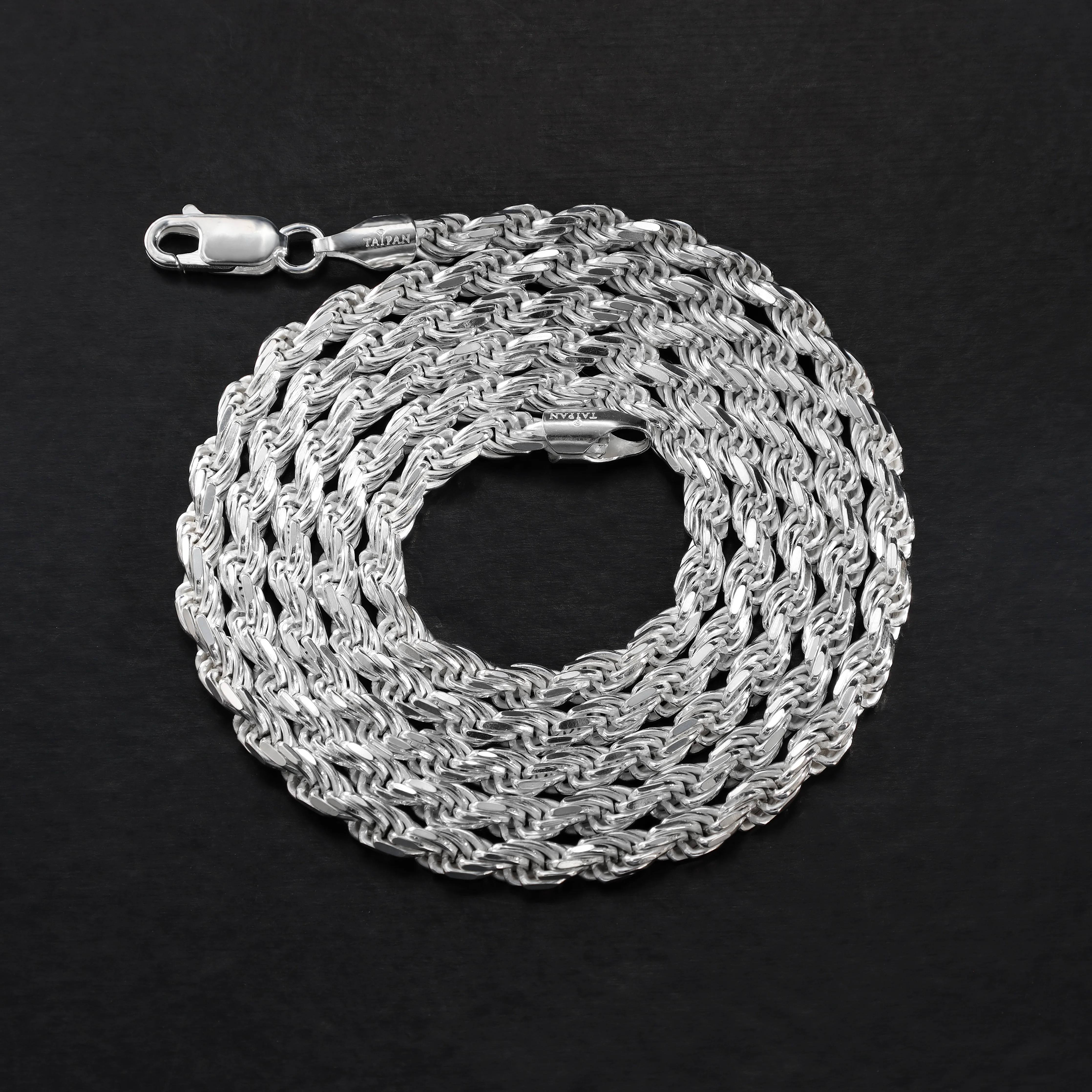 3,5mm Kordelkette Rope Chain aus 925 Silber - Image 4