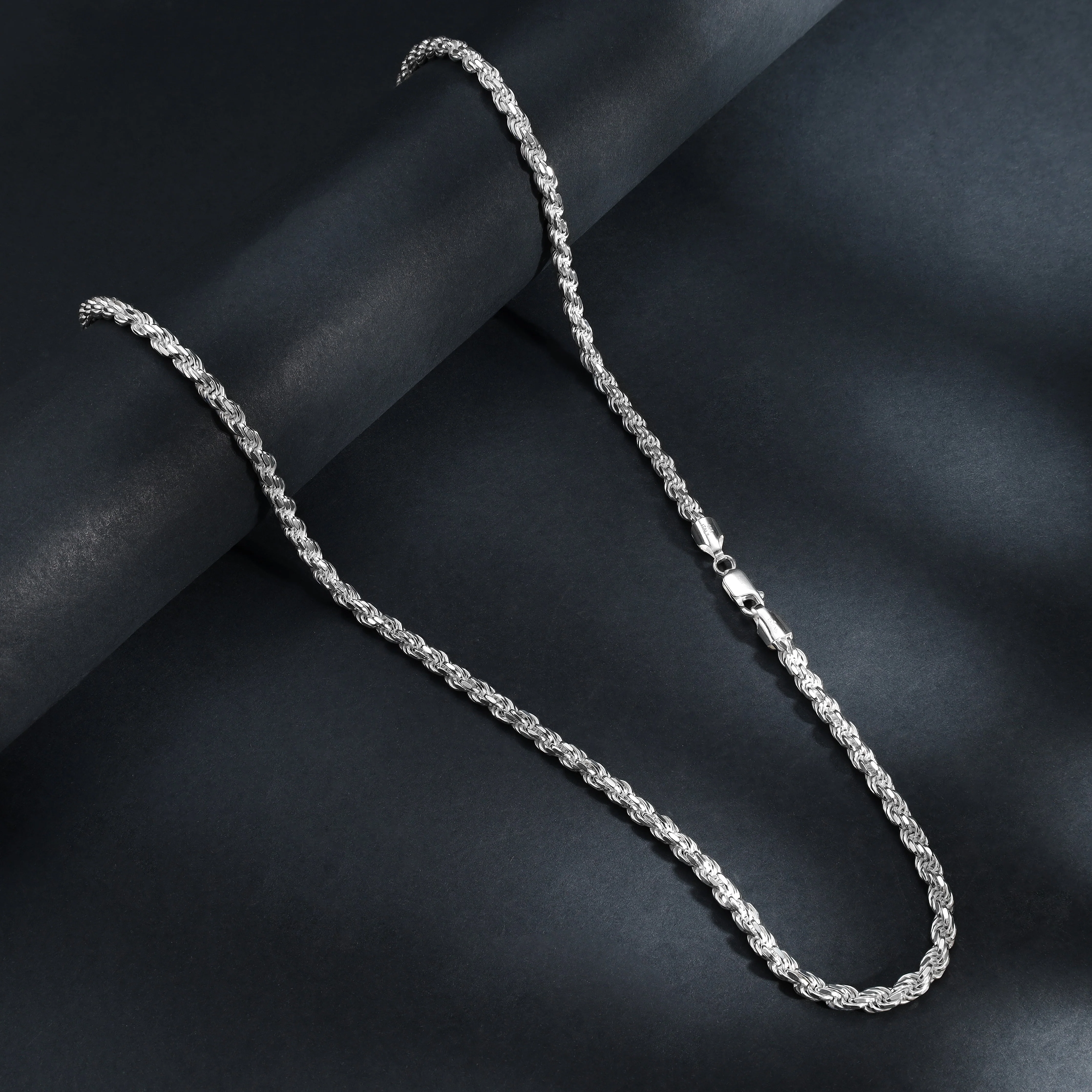 5mm Kordelkette Rope Chain aus 925 Silber - Image 11