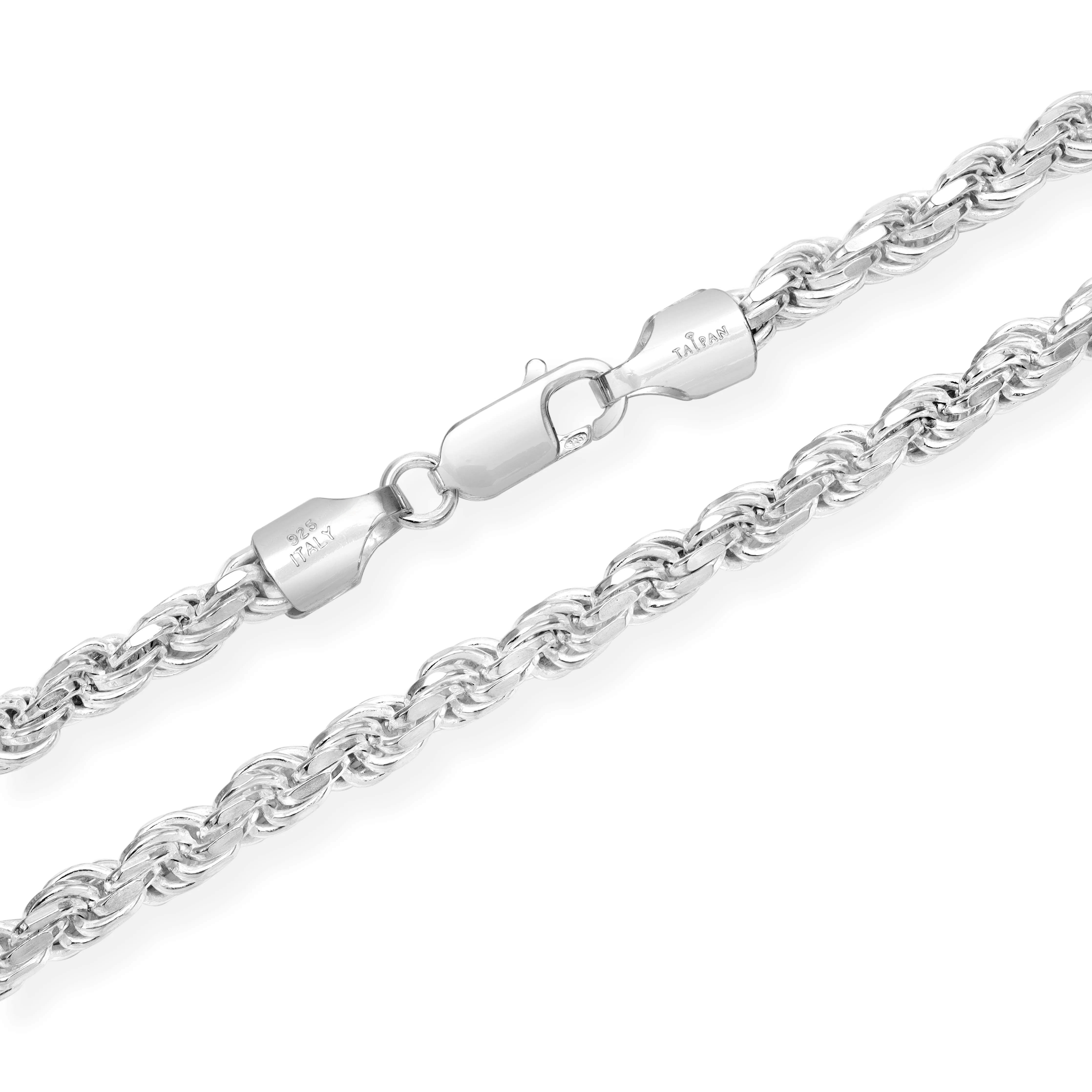 5mm Kordelkette Rope Chain aus 925 Silber - Image 3