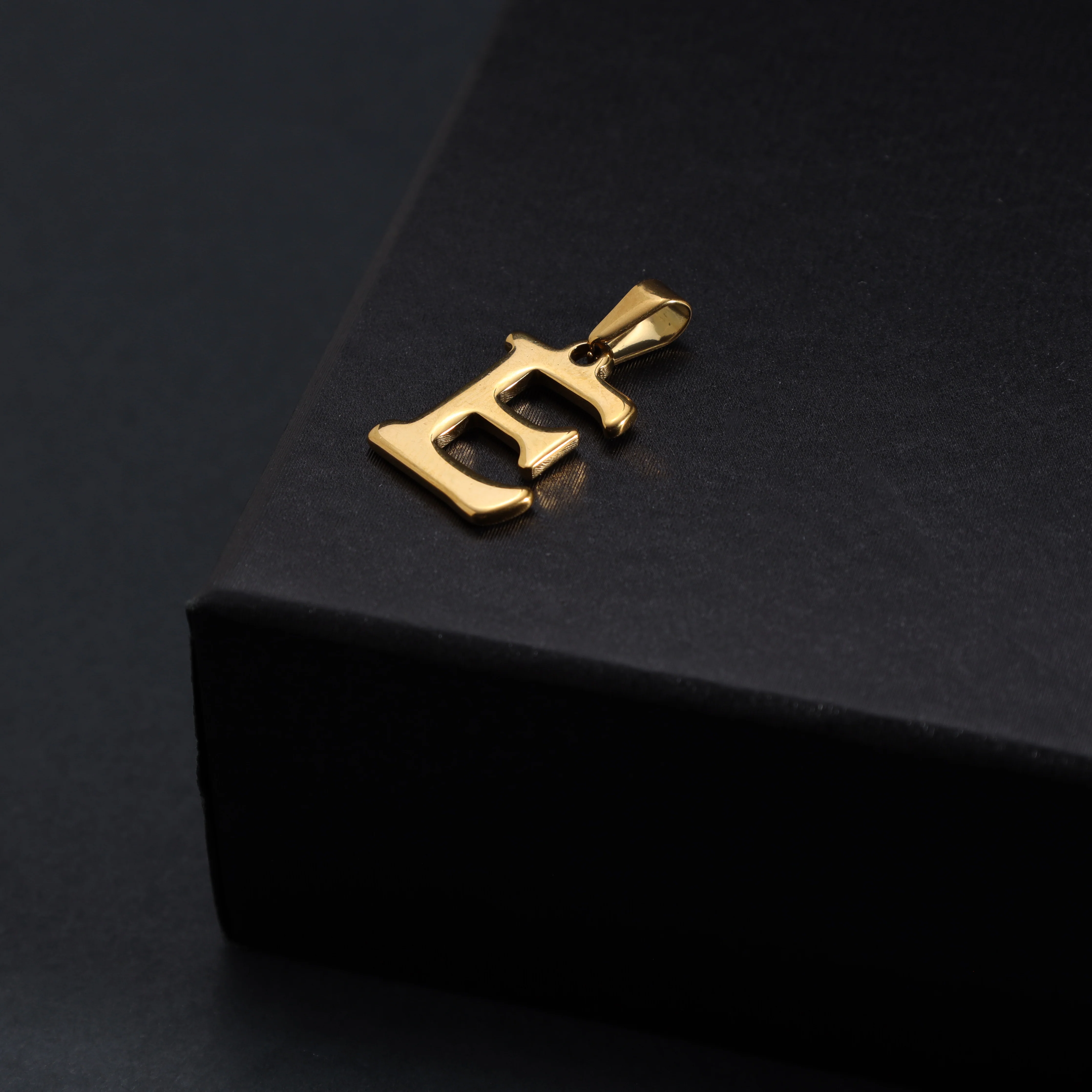 A-Z Alphabet Anhänger aus Edelstahl - Vergoldet - Image 14