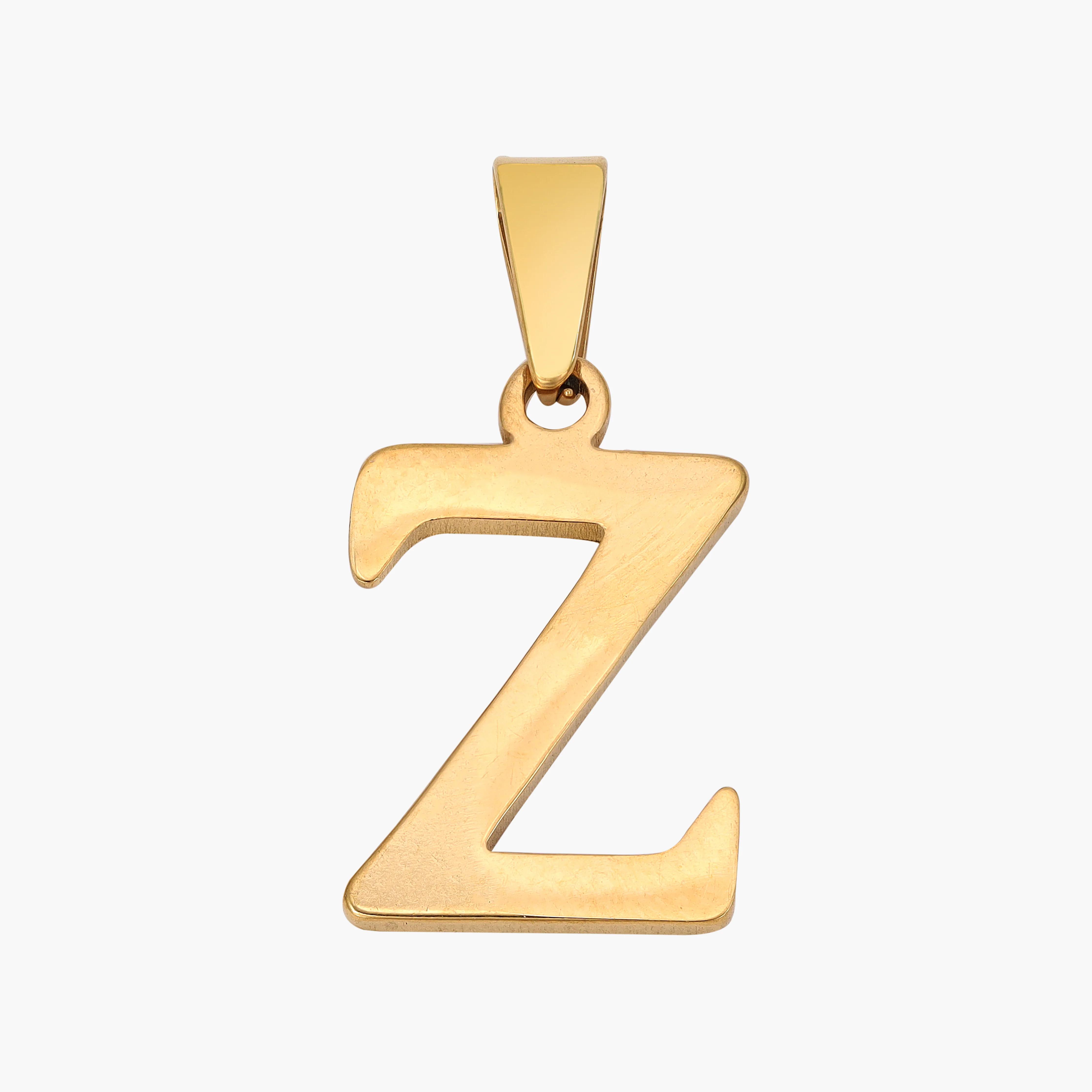 A-Z Alphabet Anhänger aus Edelstahl - Vergoldet - Image 73