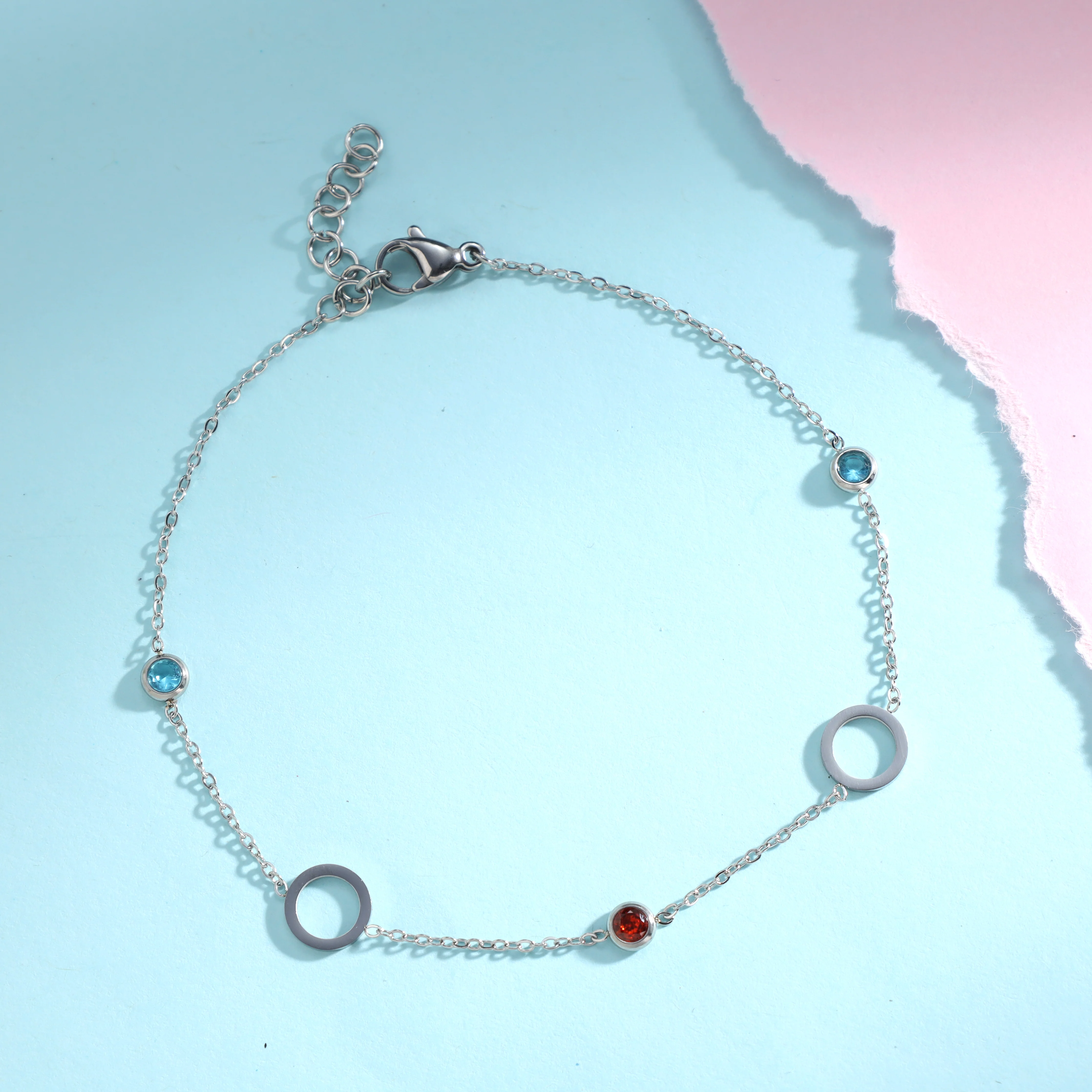 Damen Ankerkette Armband aus Edelstahl - Image 2