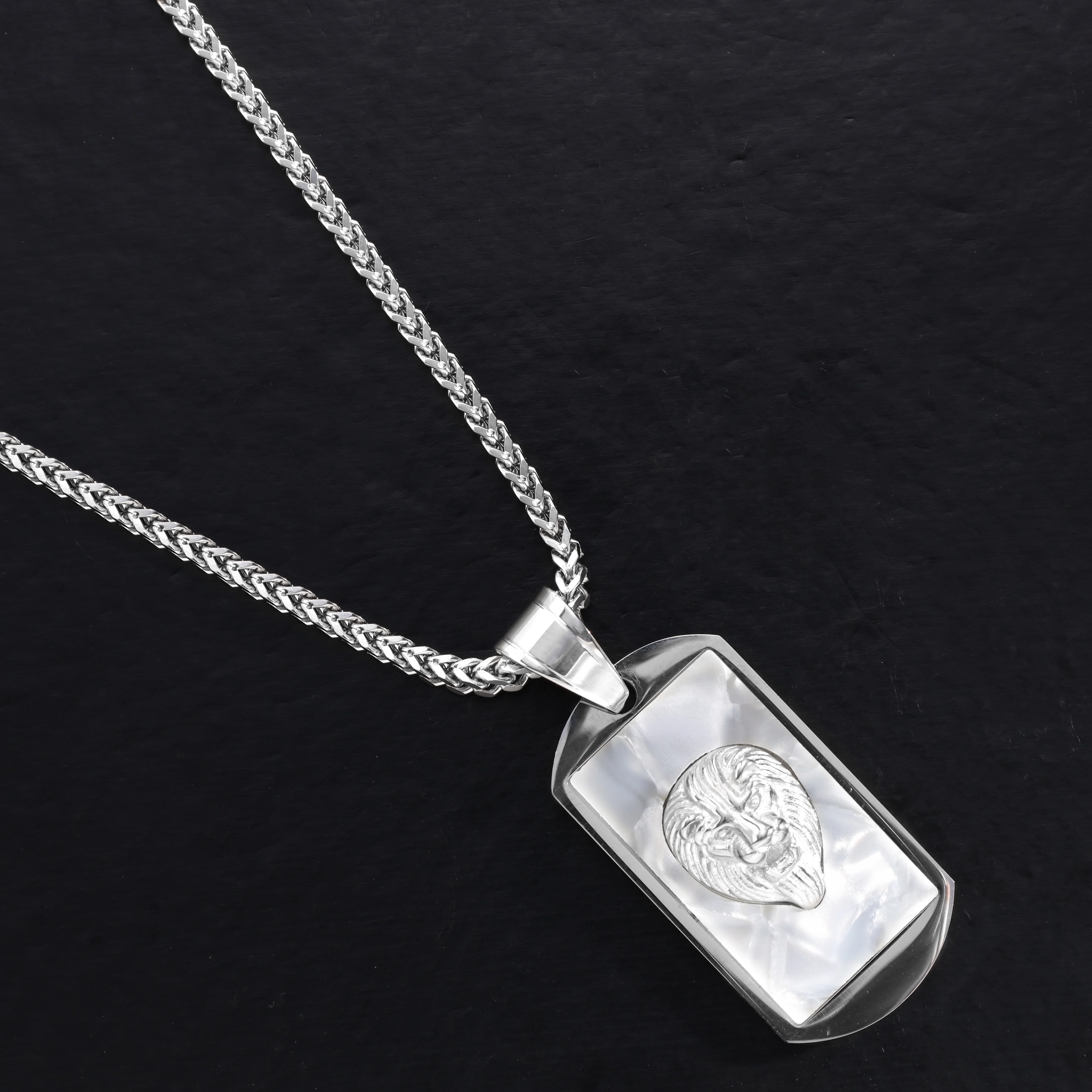 Dog Tag Löwe Anhänger aus Edelstahl - Image 7