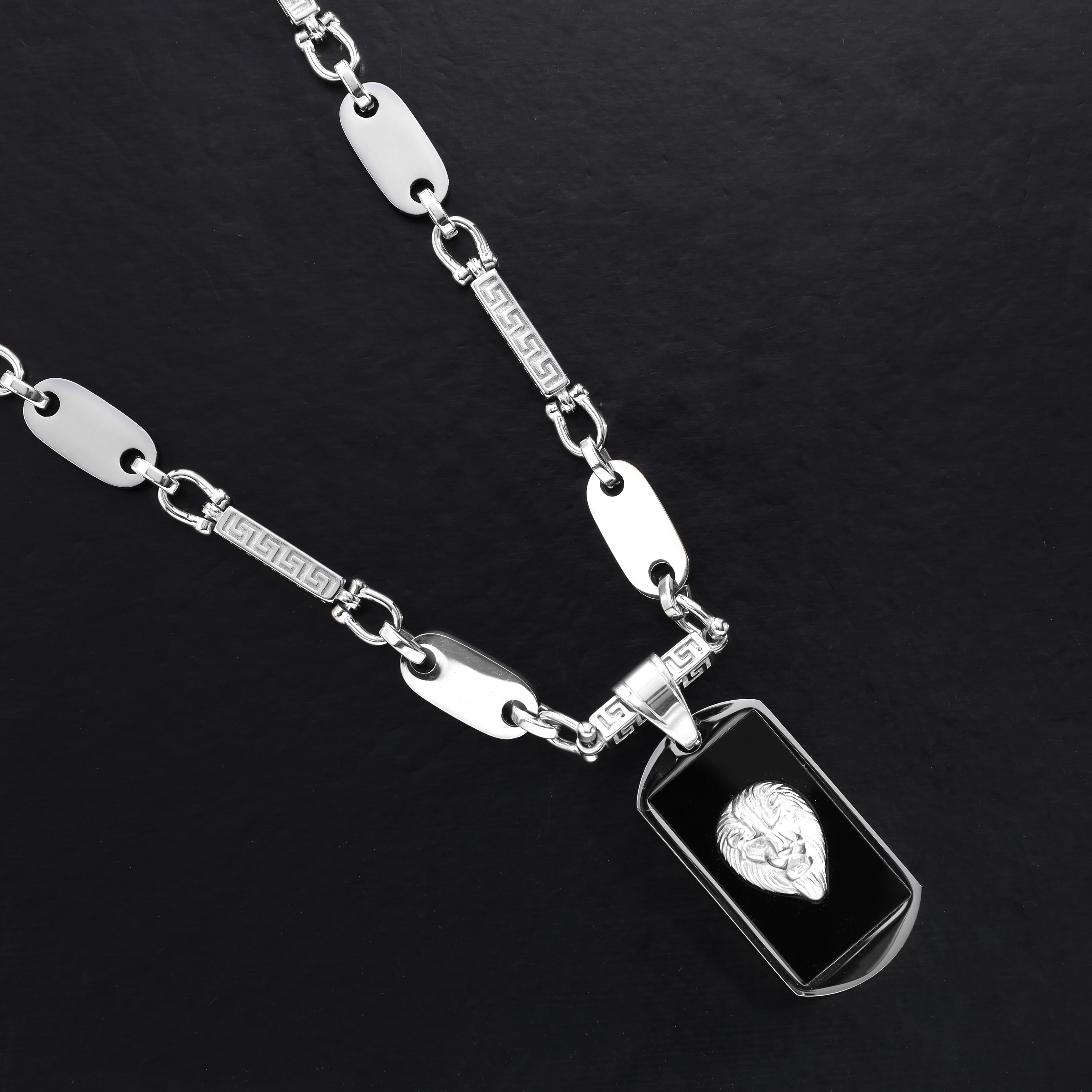 Dog Tag Löwe Anhänger aus Edelstahl - Image 3