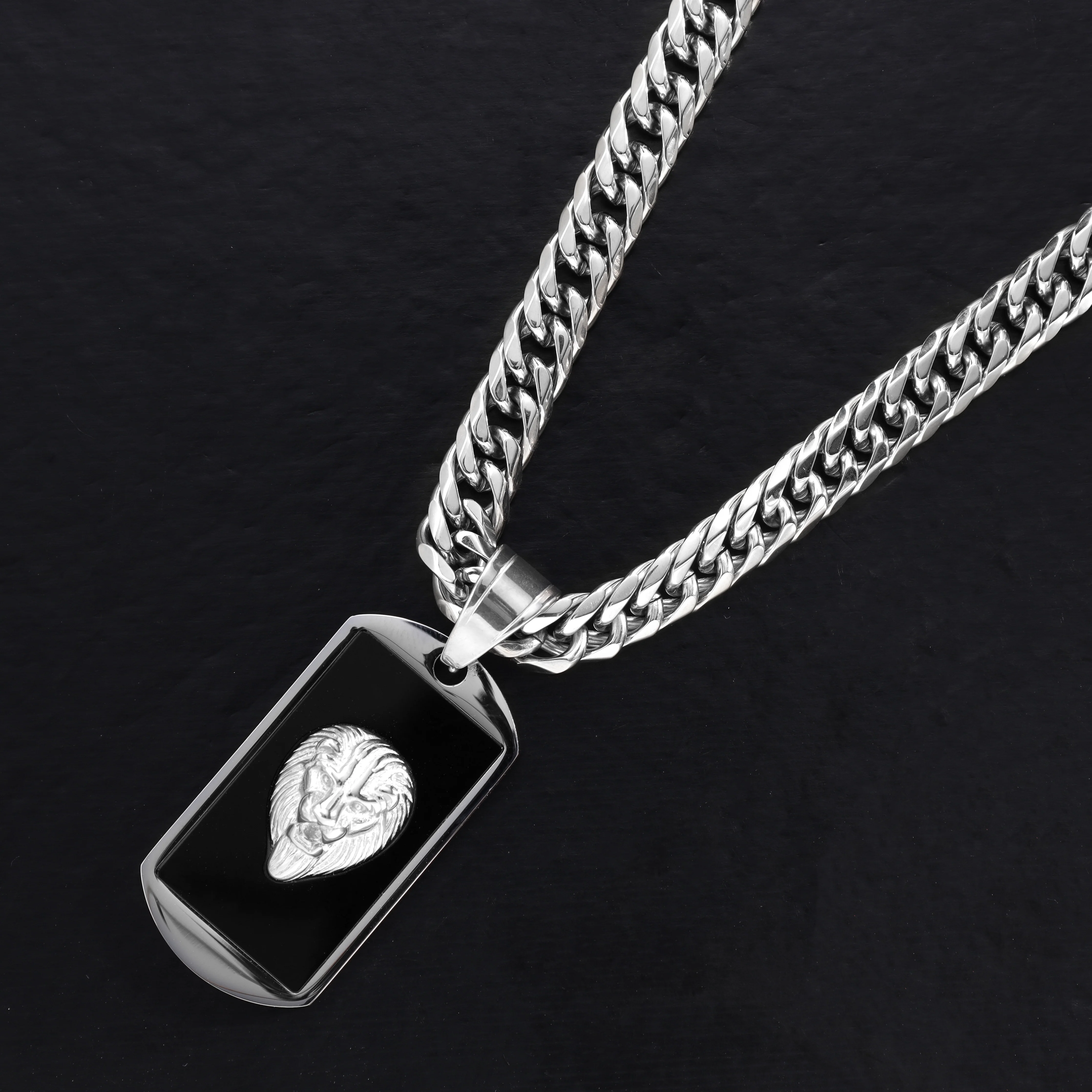 Dog Tag Löwe Anhänger aus Edelstahl - Image 6