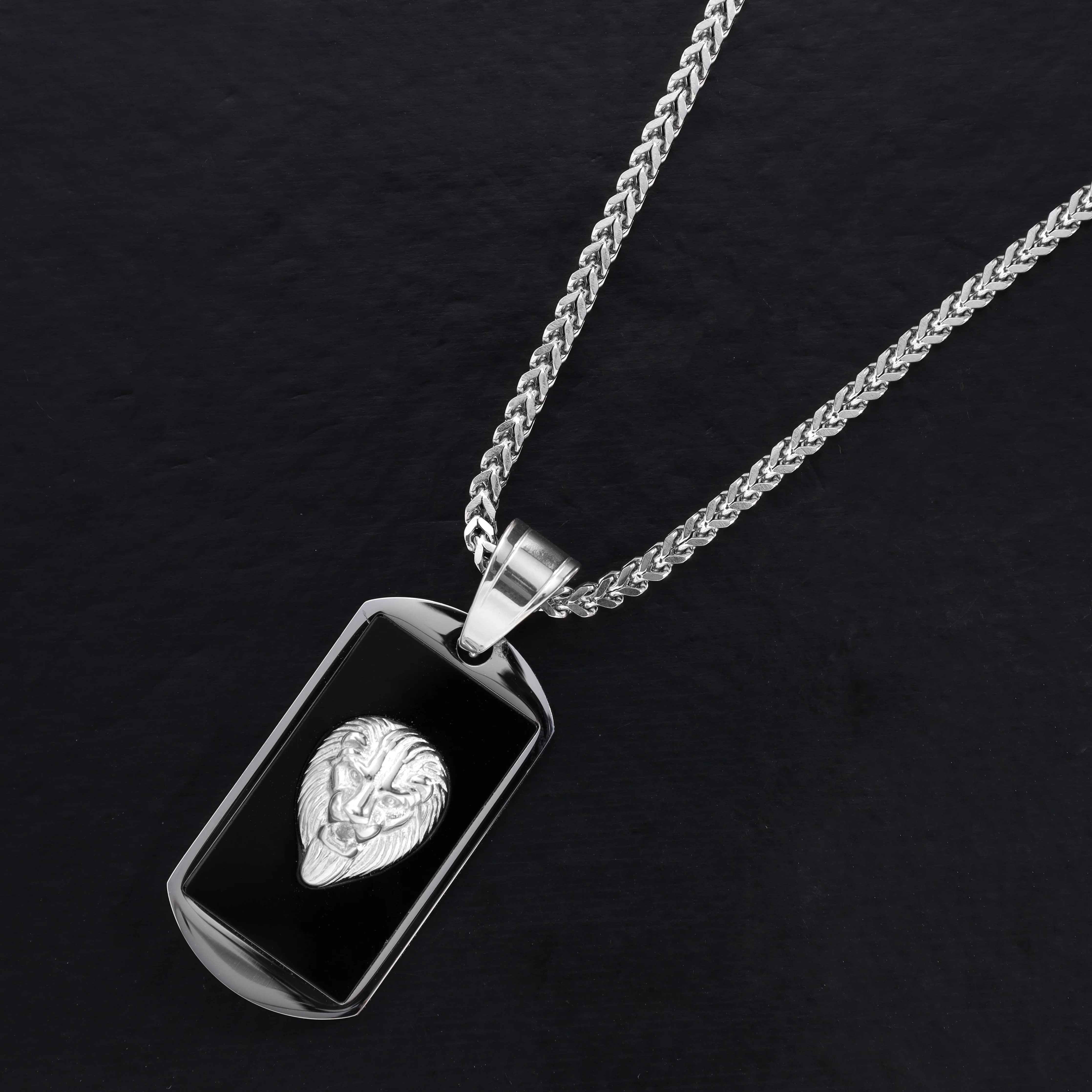 Dog Tag Löwe Anhänger aus Edelstahl - Image 7