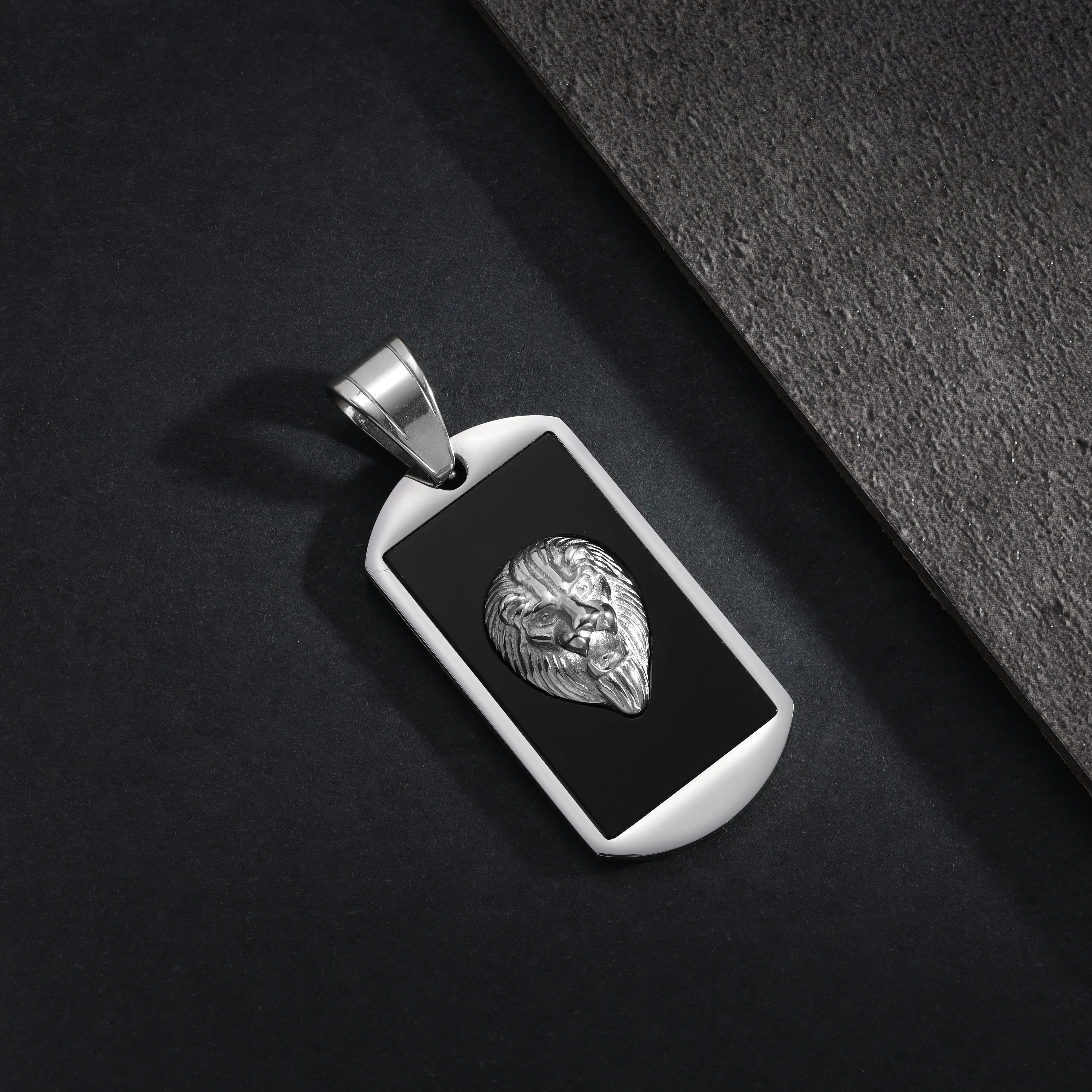 Dog Tag Löwe Anhänger aus Edelstahl - Image 8