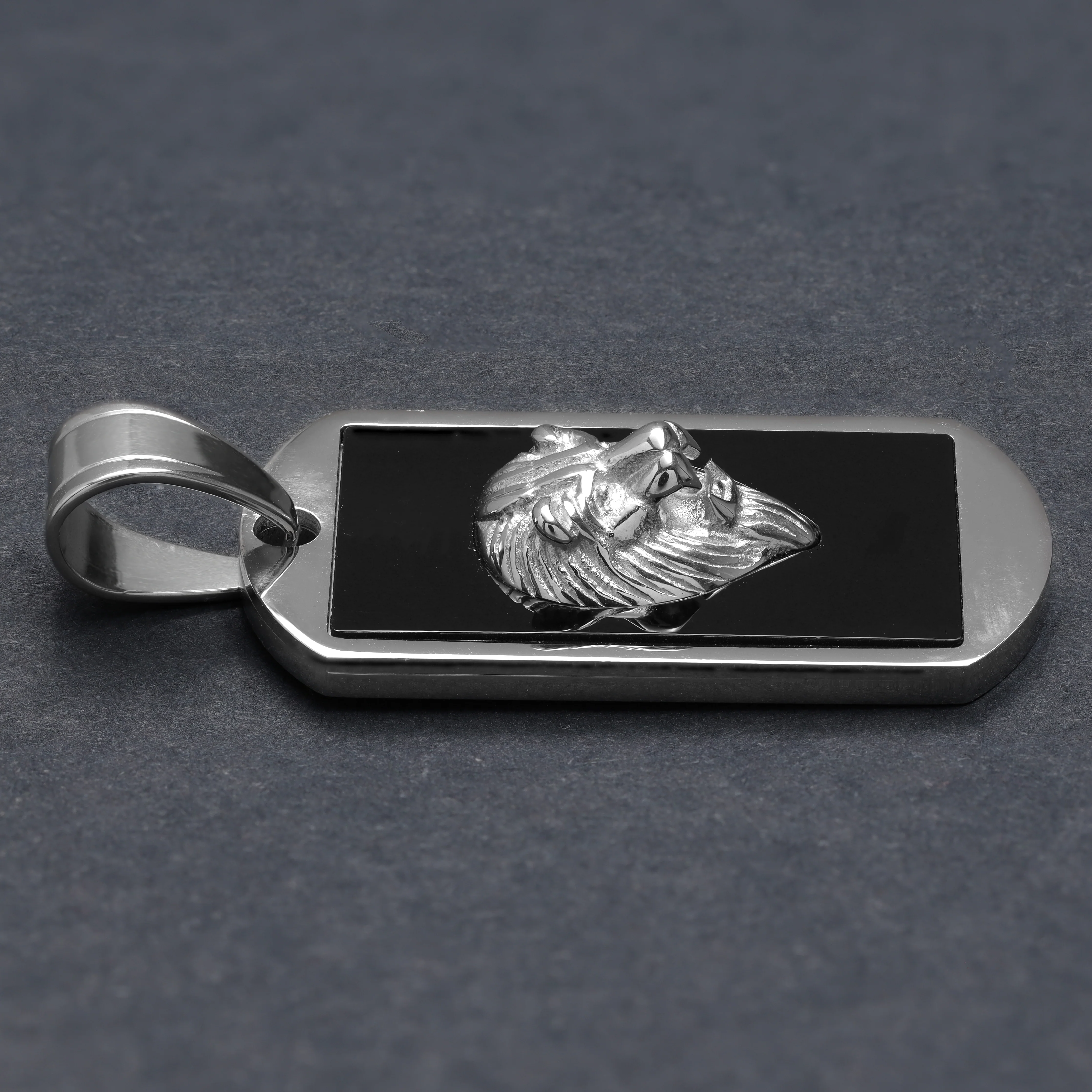 Dog Tag Löwe Anhänger aus Edelstahl - Image 9