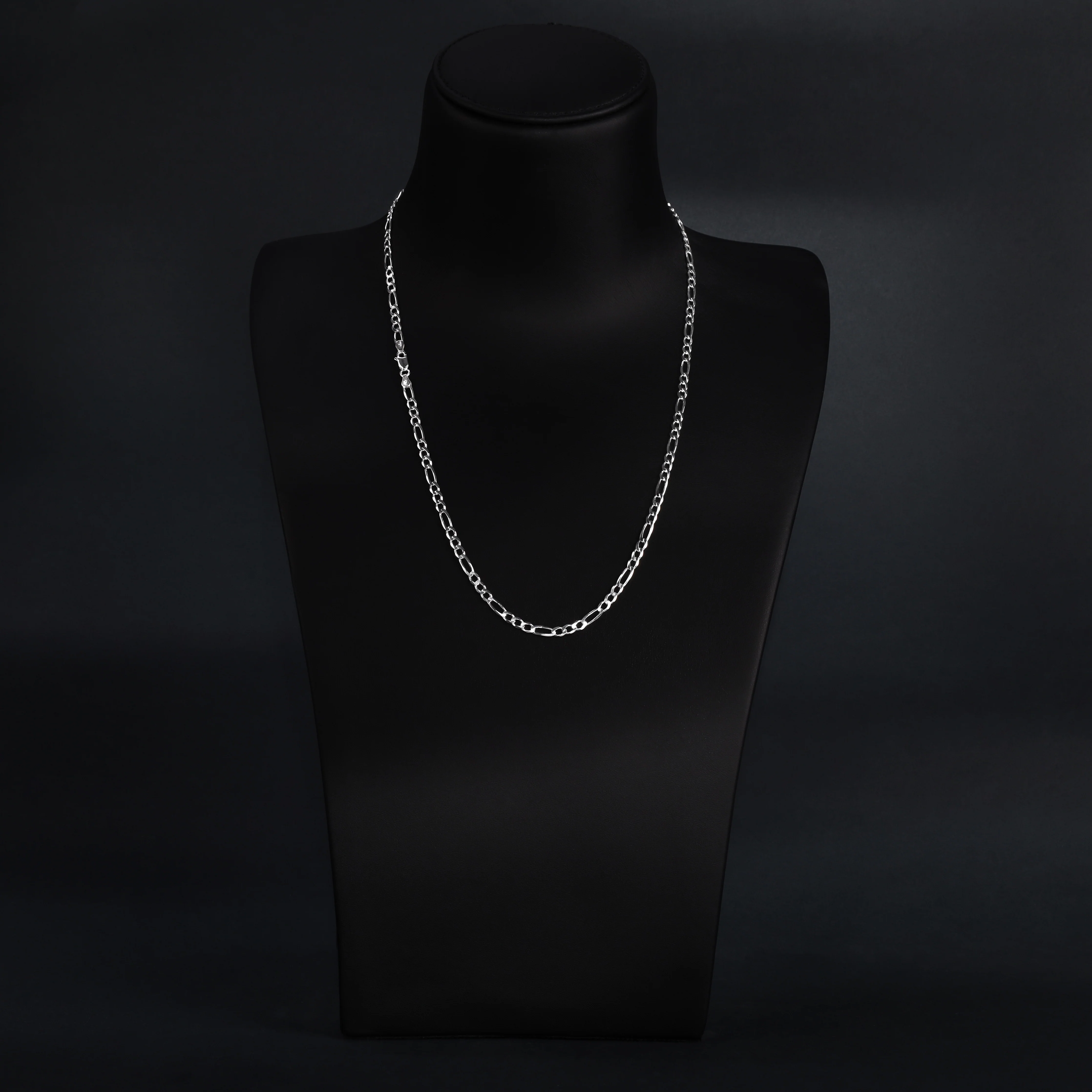 Figarokette 4mm breit aus 925 Silber - Image 10