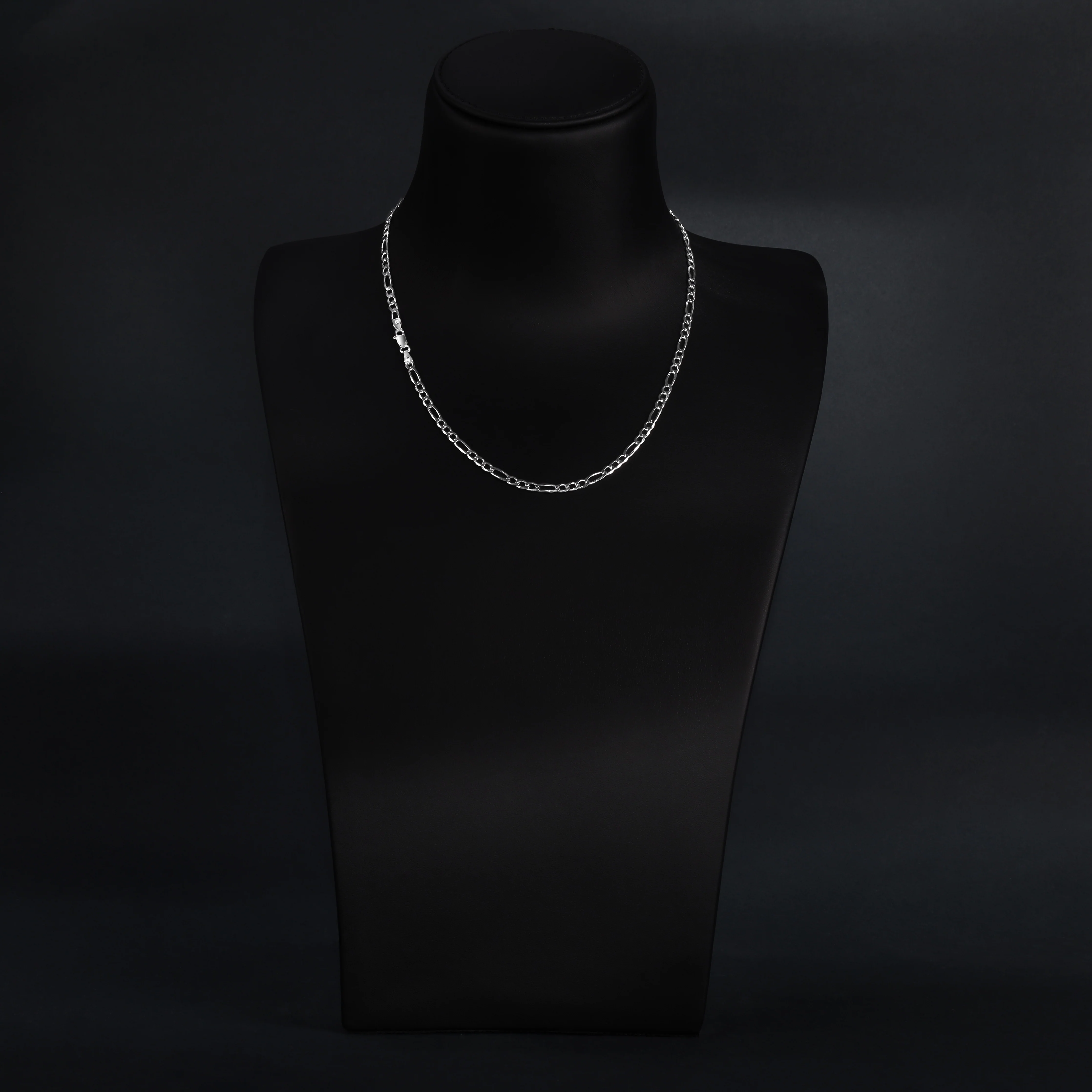 Figarokette 4mm breit aus 925 Silber - Image 8