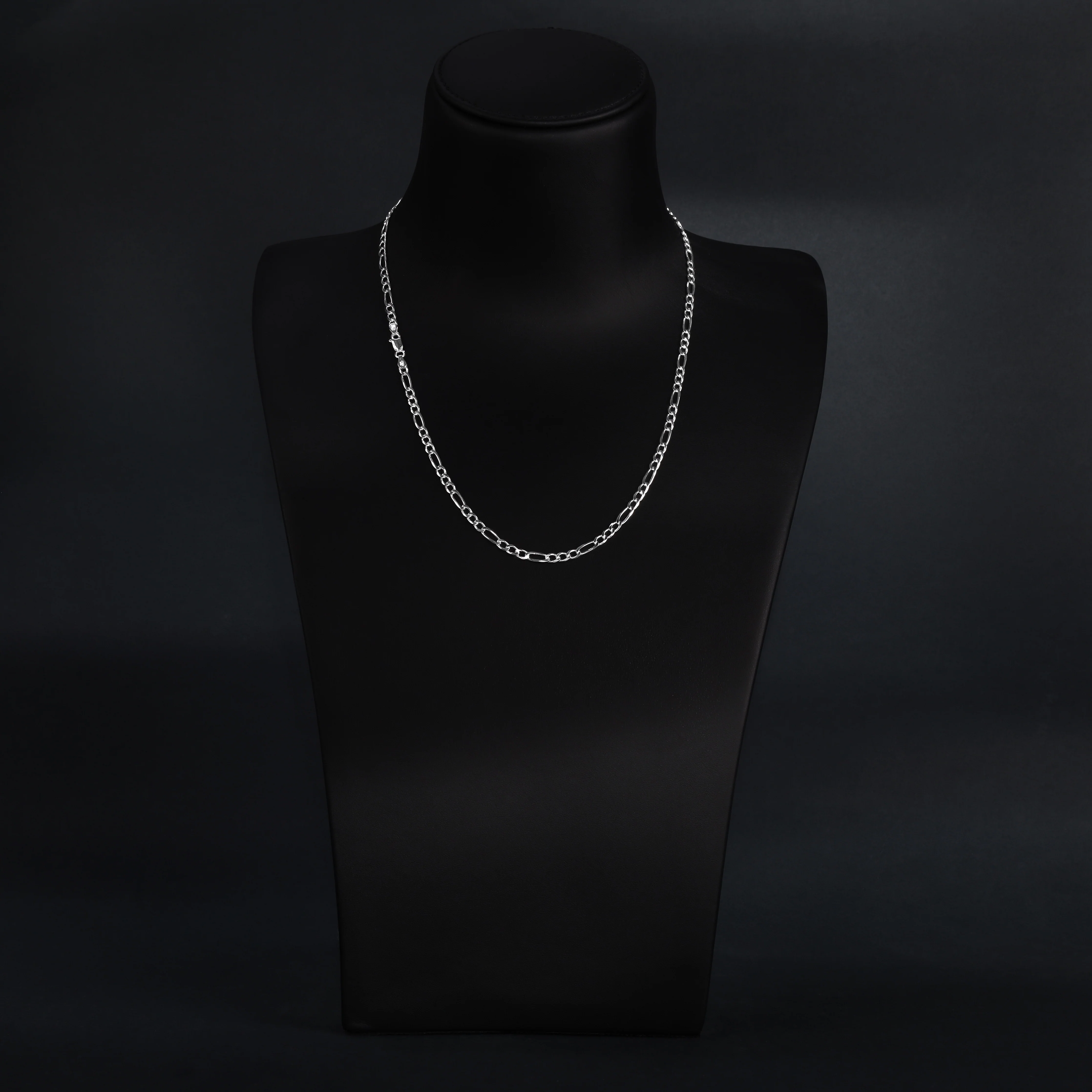 Figarokette 4mm breit aus 925 Silber - Image 9