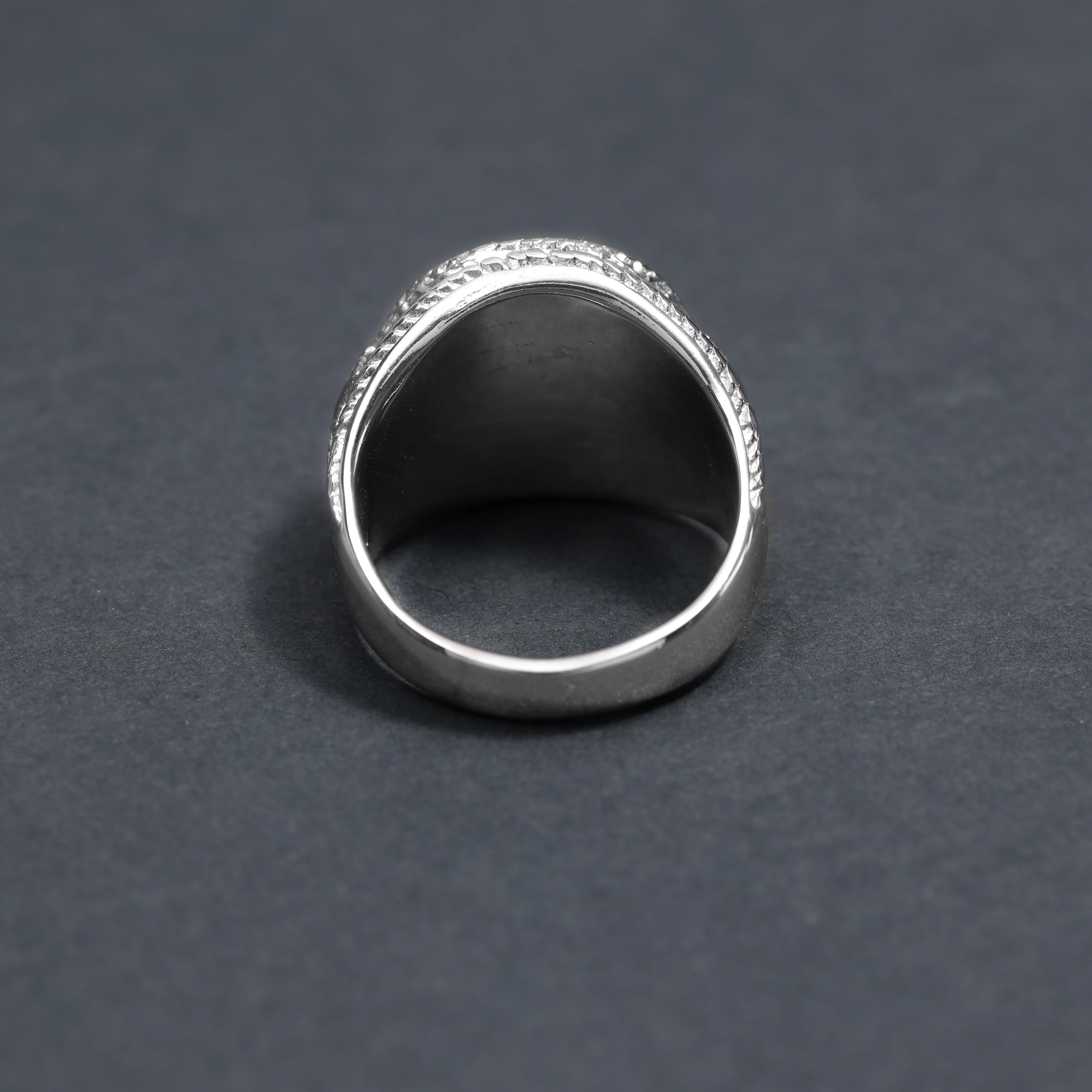 Kompass Herren Ring Größe 9-12 aus Edelstahl - Image 3