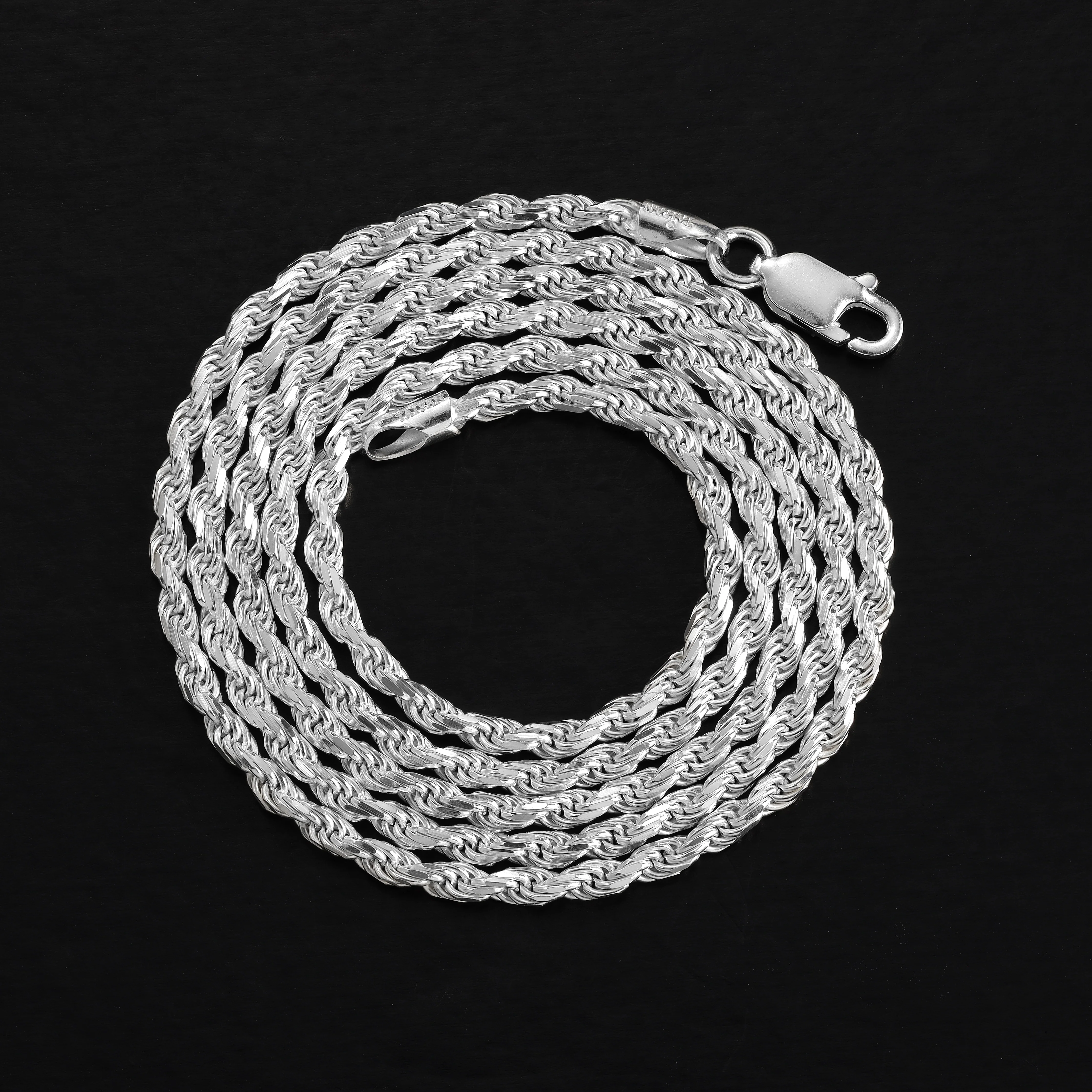 Kordelkette Rope Chain aus 925 Silber in 2,3mm - Image 12