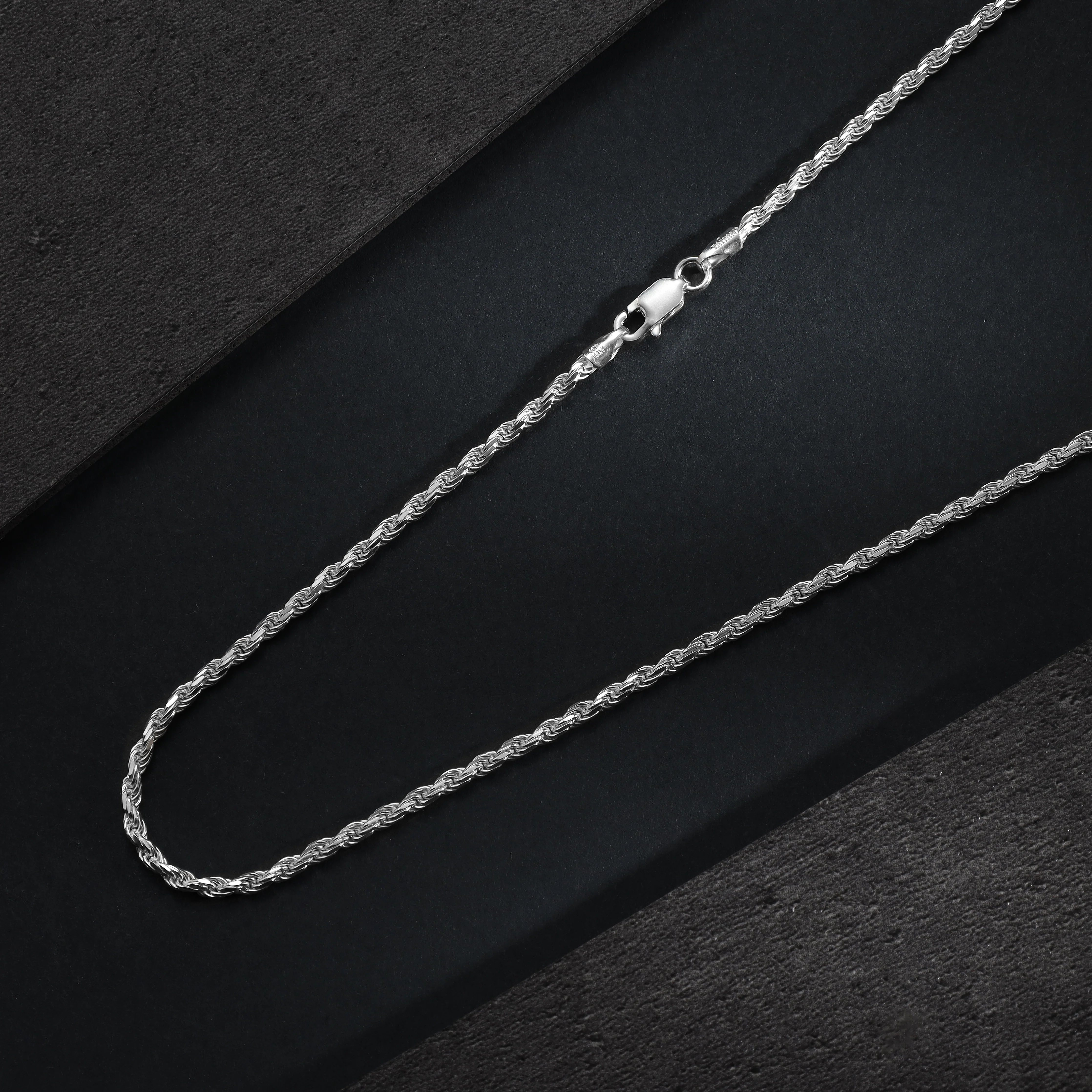 Kordelkette Rope Chain aus 925 Silber in 2,3mm - Image 15