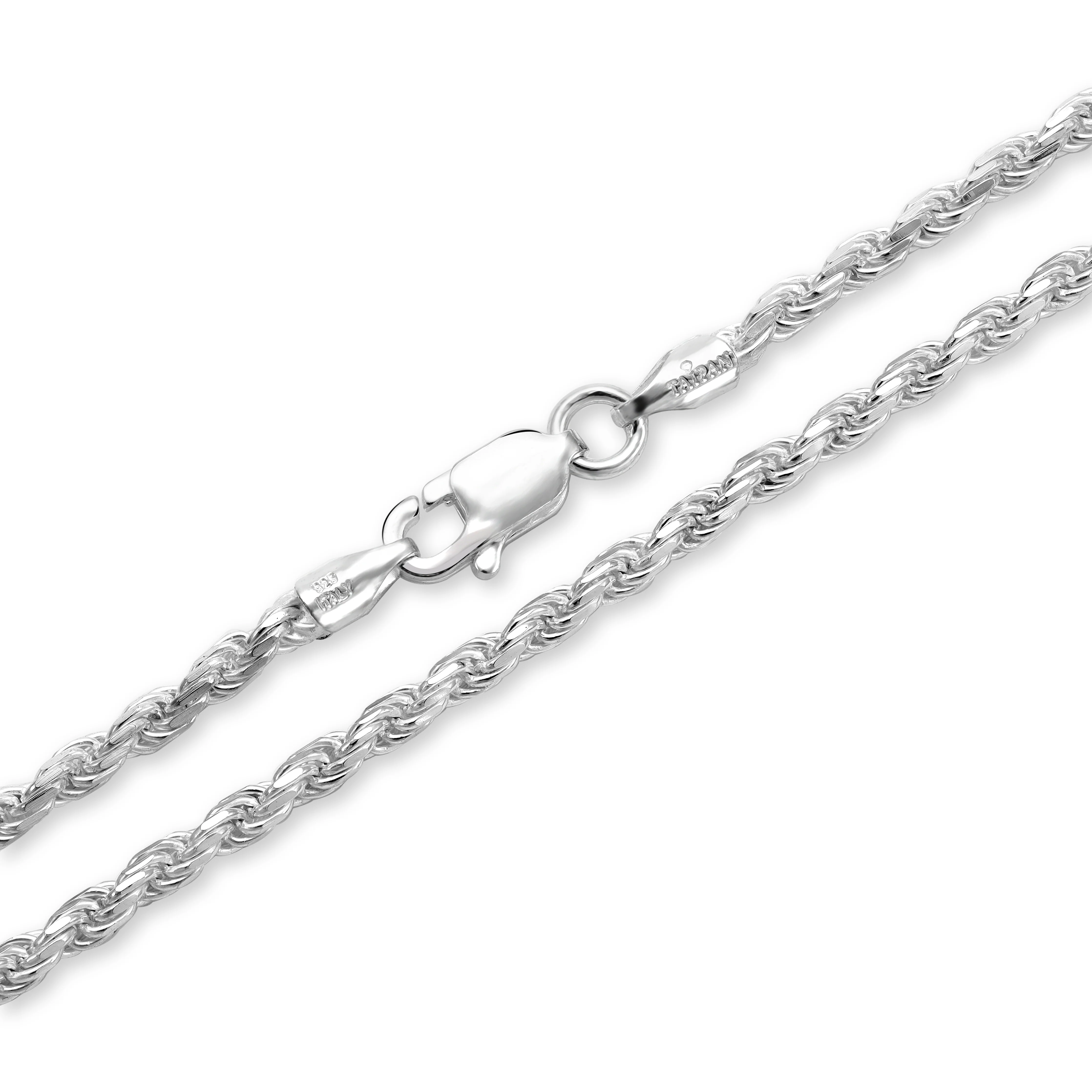 Kordelkette Rope Chain aus 925 Silber in 2,3mm - Image 3