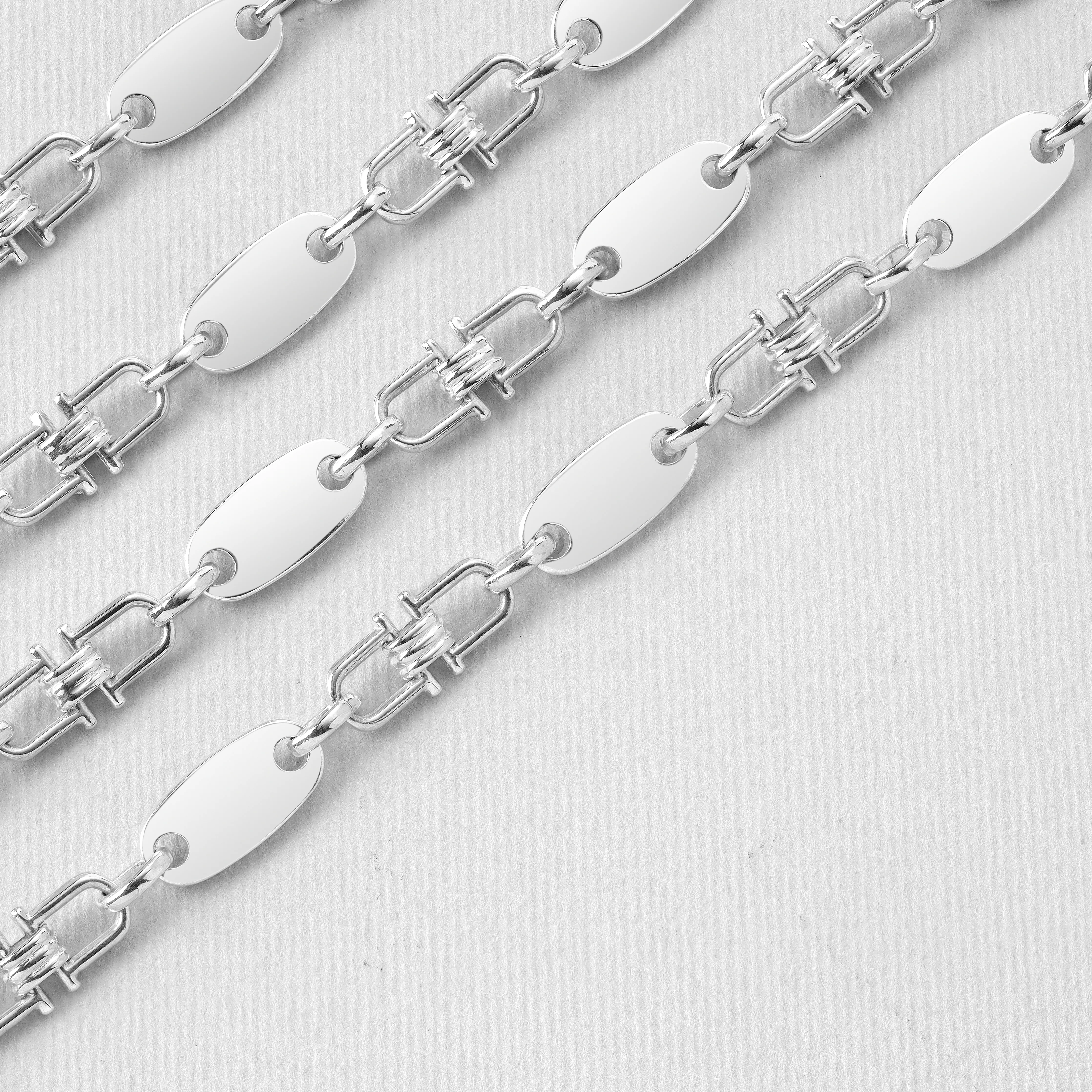Plattenkette 6mm aus 925 Silber - Image 11