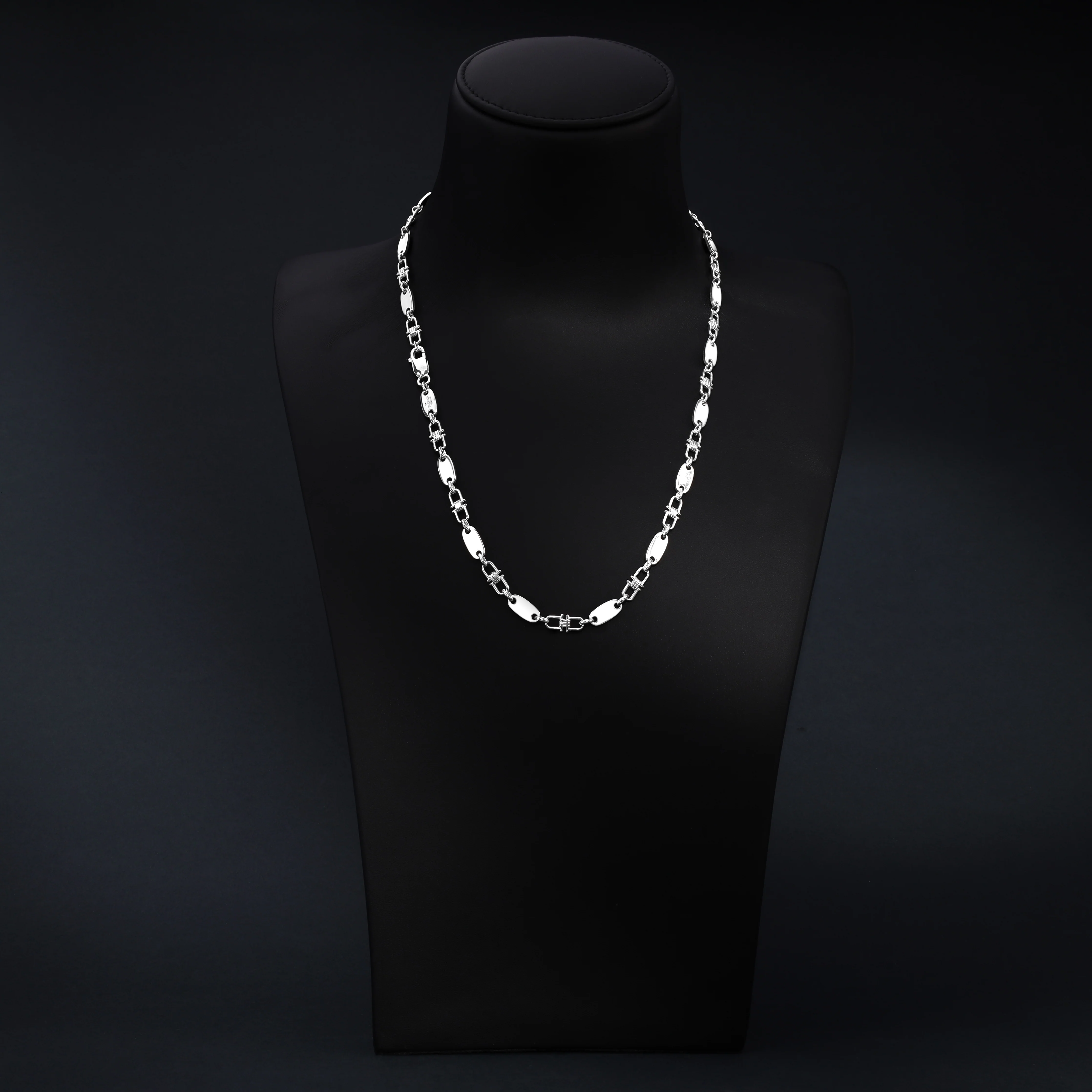Plattenkette 6mm aus 925 Silber - Image 8