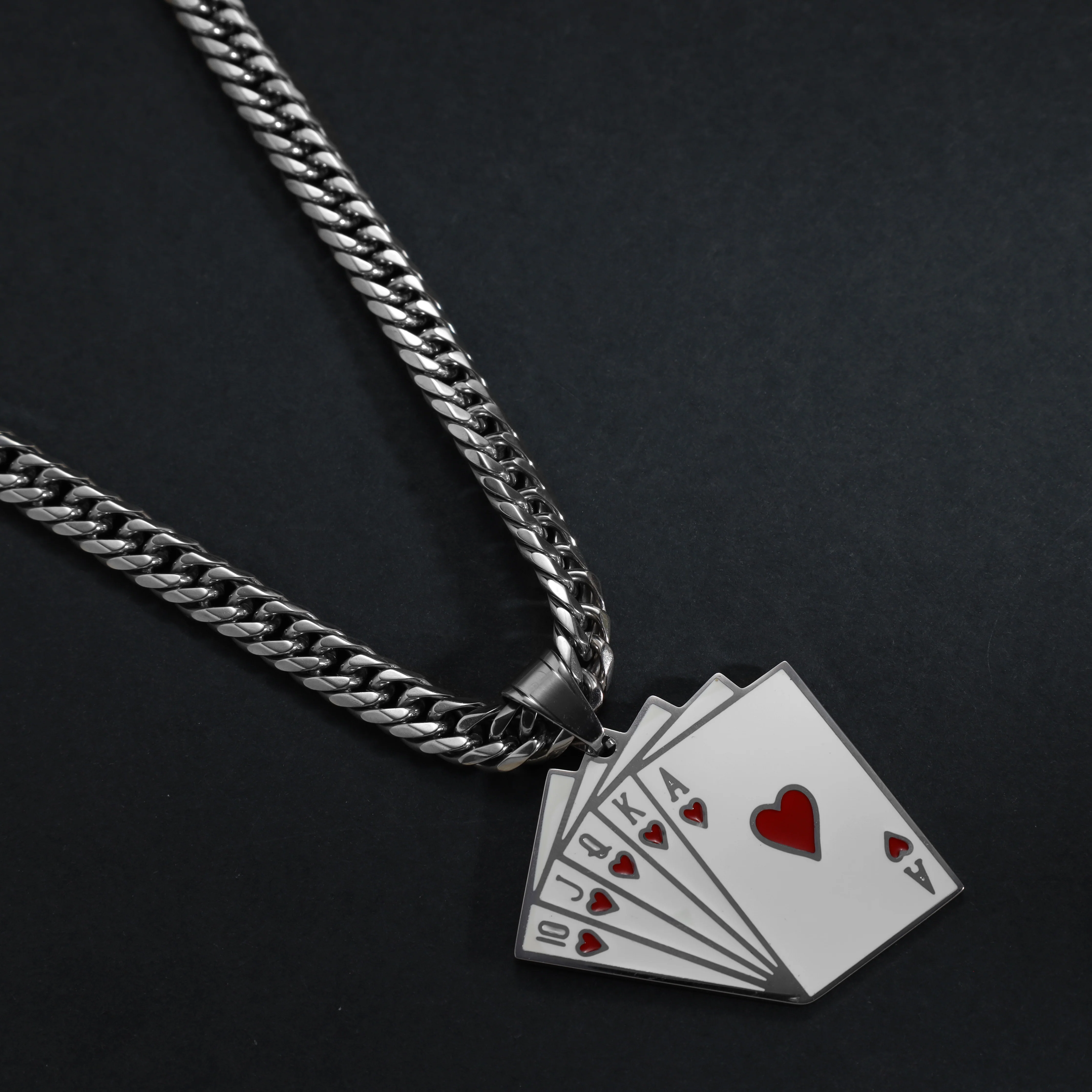 Poker Karten Kartenspiel Royal Flash aus Edelstahl - Image 4