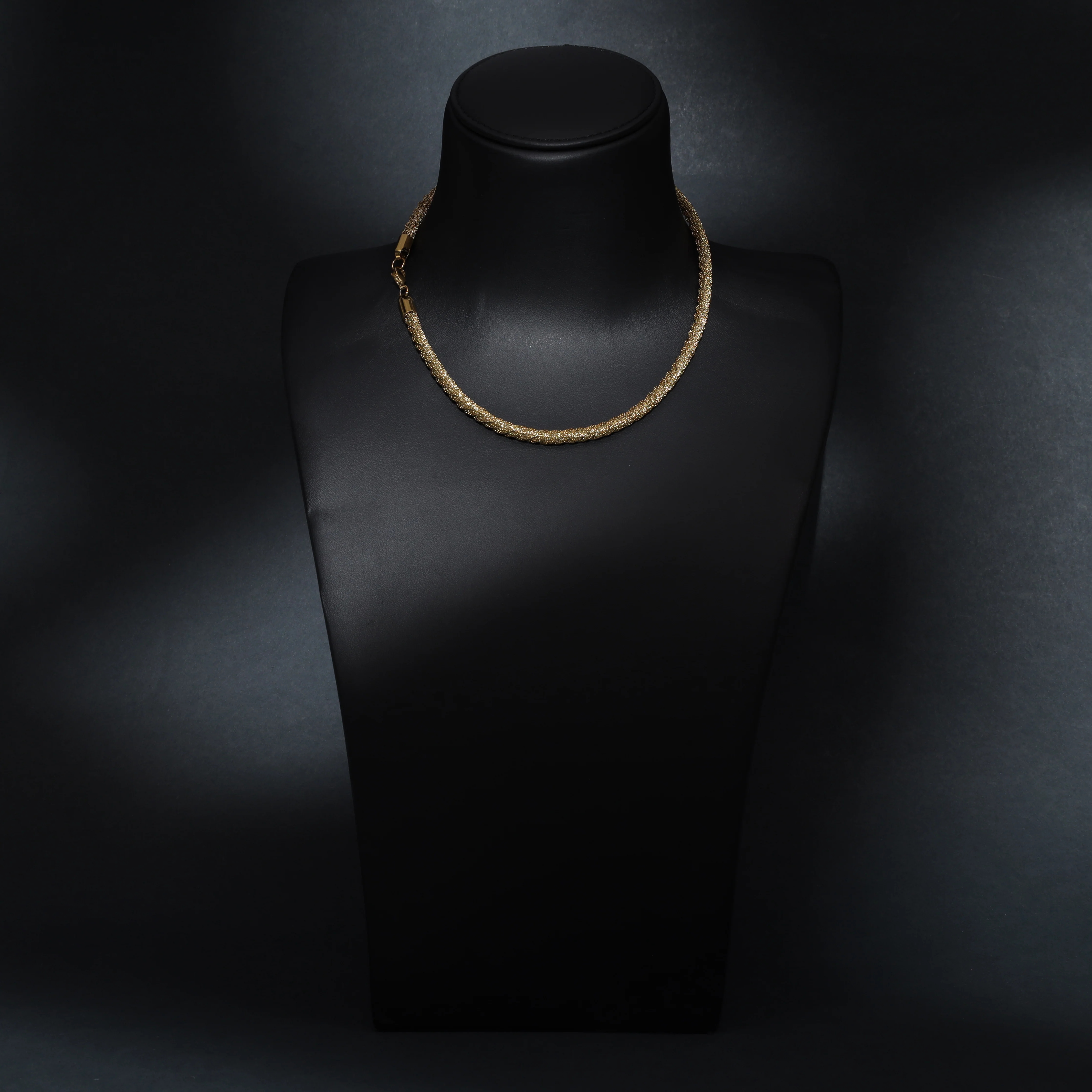 Rope Chain Kordelkette 45cm 5,5mm - Vergoldet - Image 3
