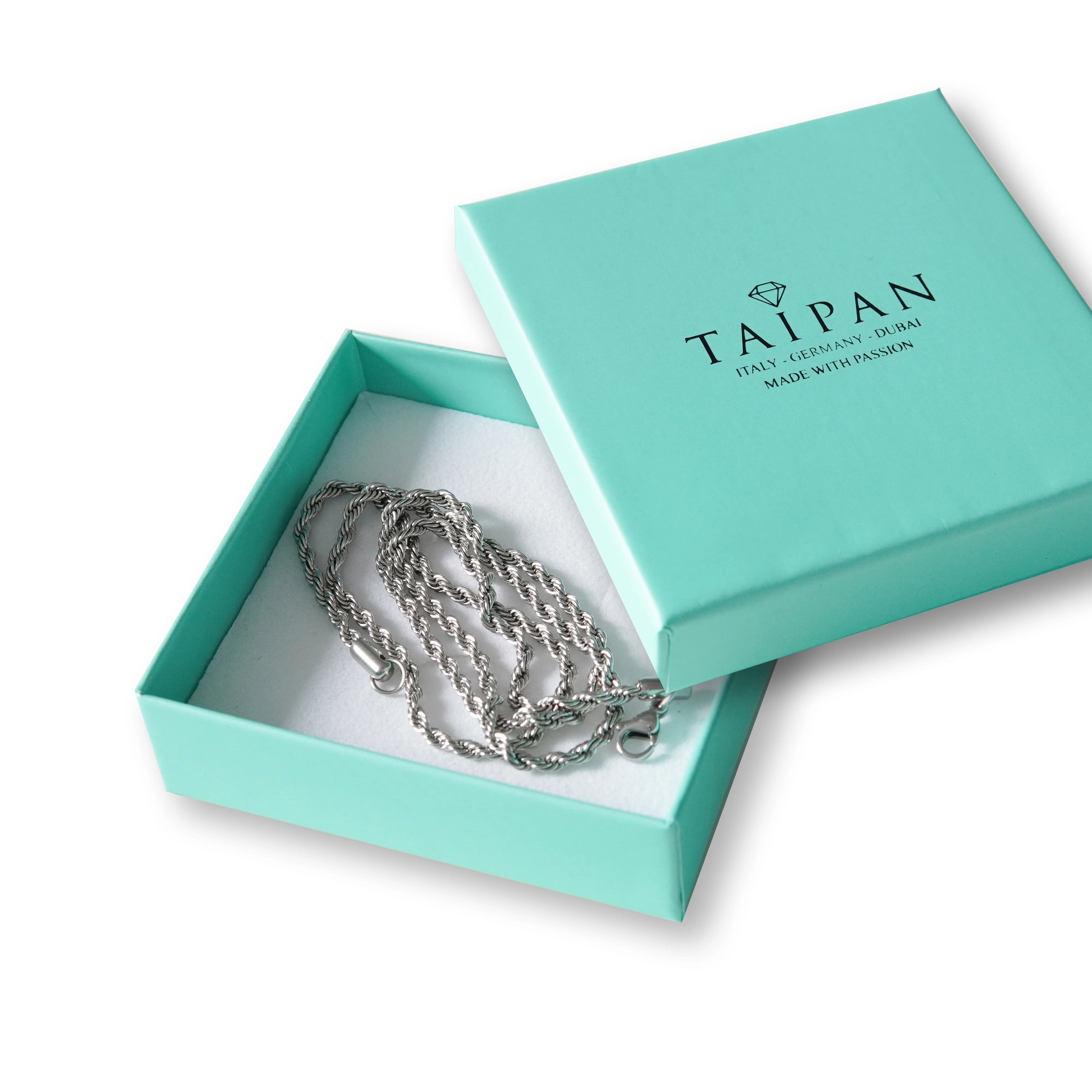 Schachtel / Geschenkbox + Putztuch Türkis - Image 3
