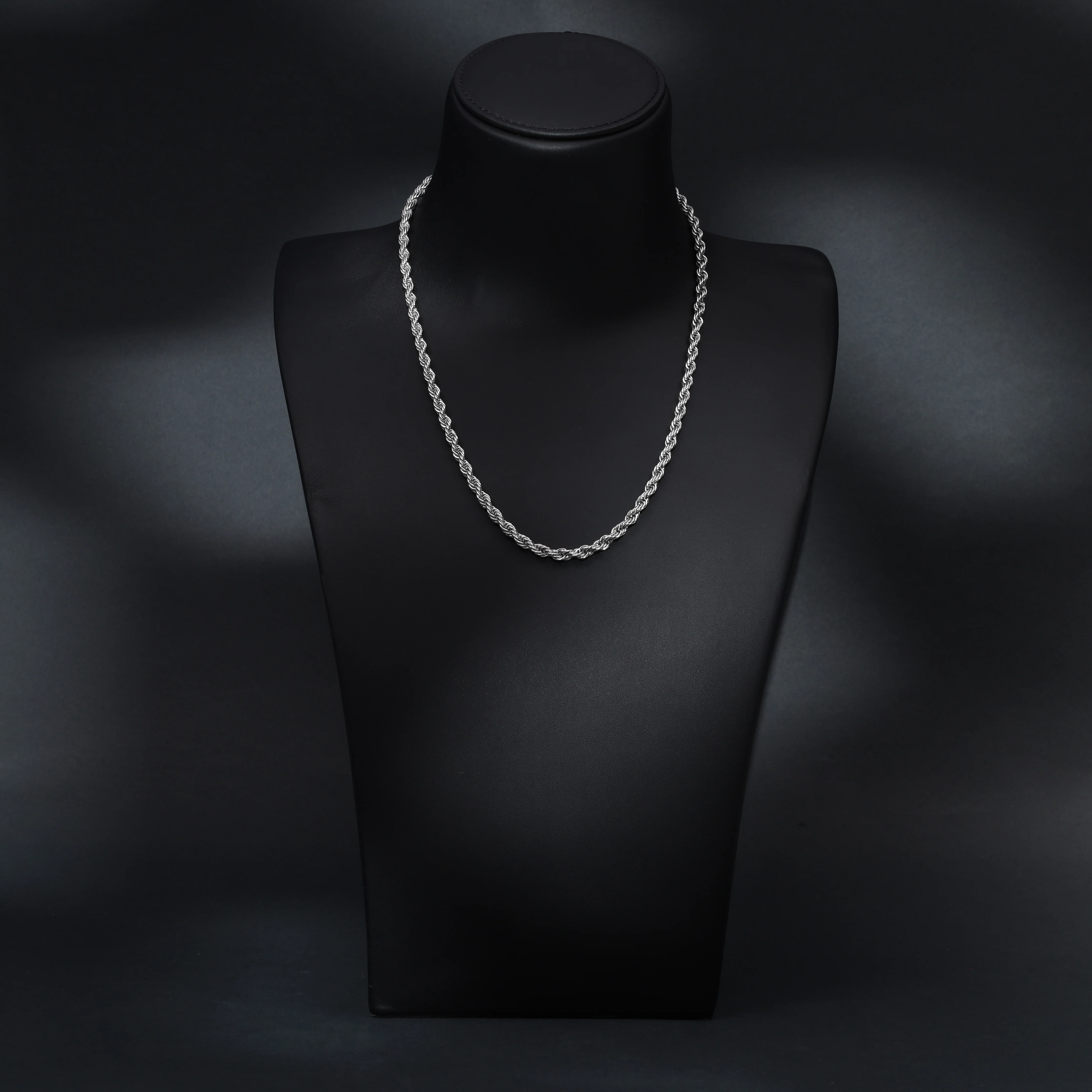 Set - Kette + Armband 5mm Kordelkette Rope Chain aus Edelstahl - Image 8