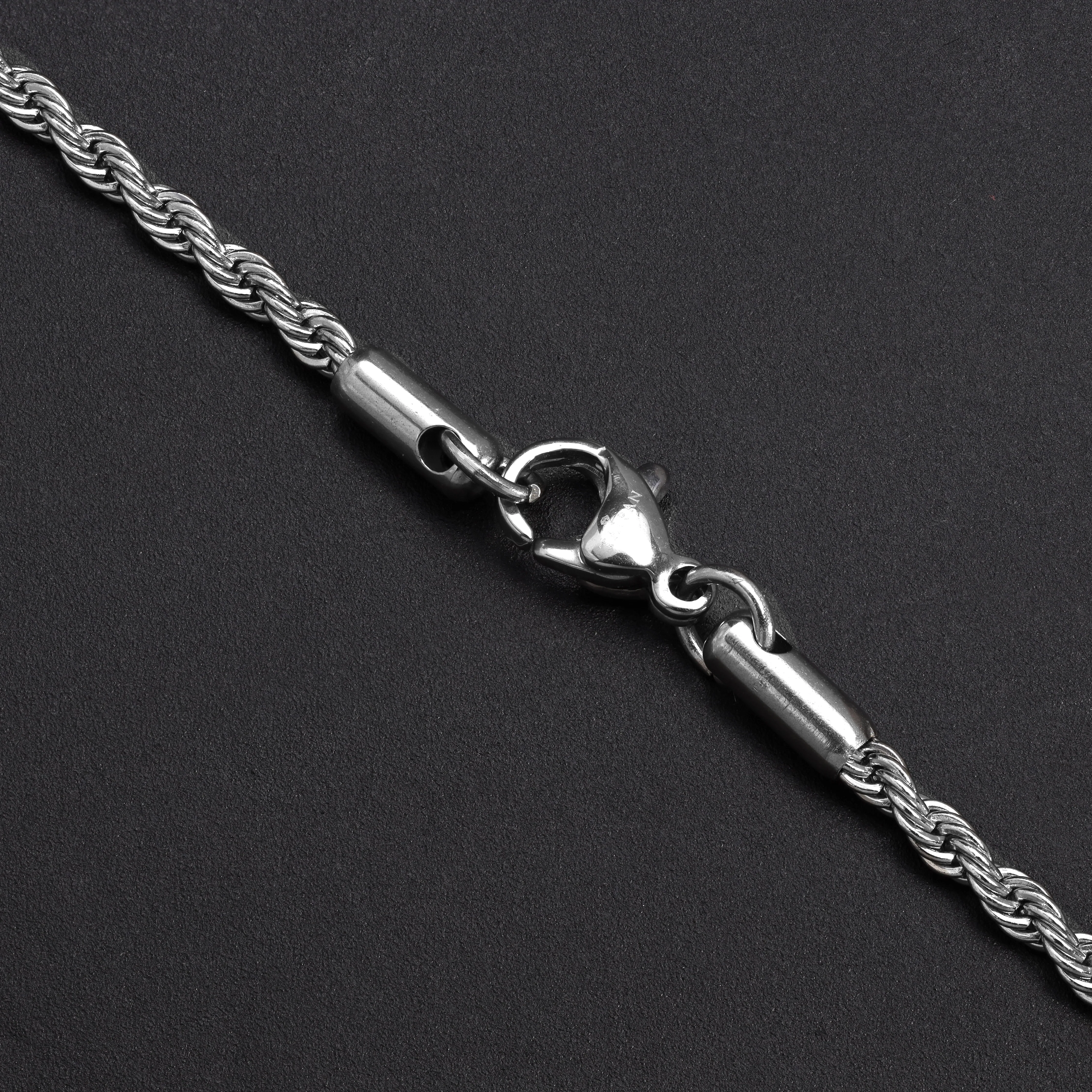 SET Kordelkette + Panzerkette mit Iced out stil Löwe Anhänger aus Edelstahl - Image 7
