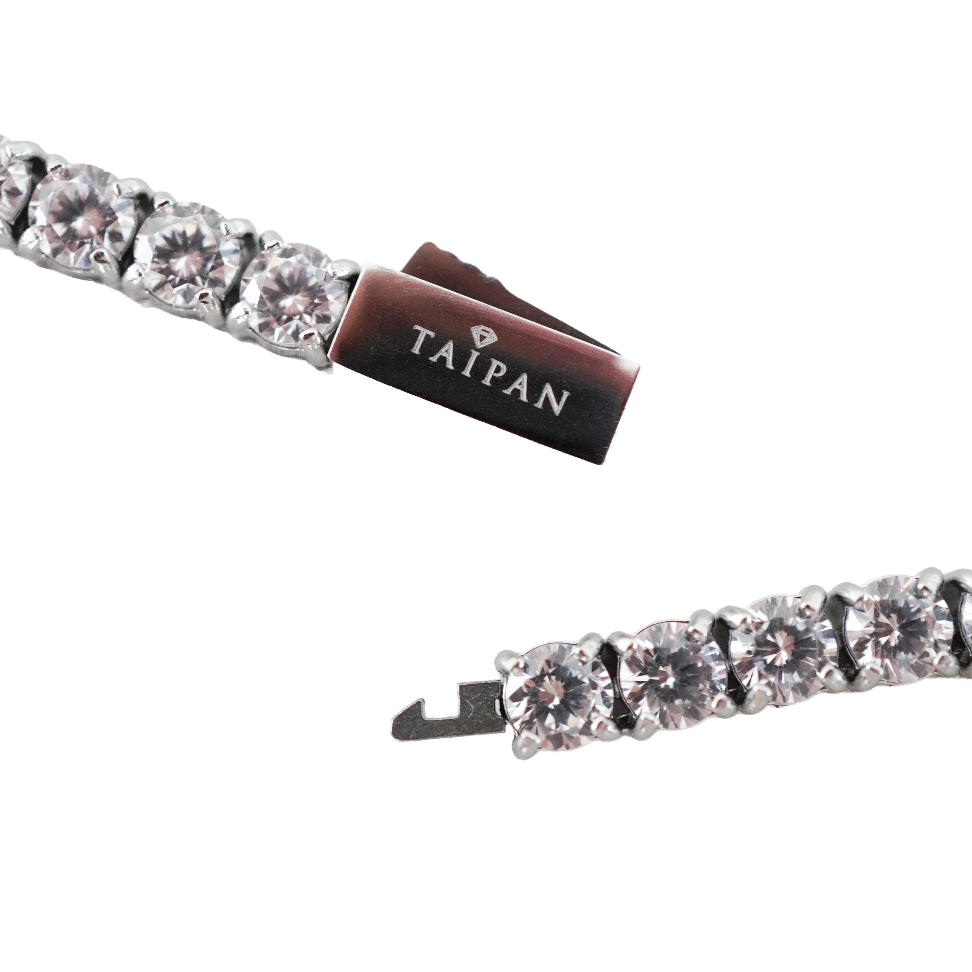Tennis Chain Kette 4mm breit aus Edelstahl VVS - Image 4