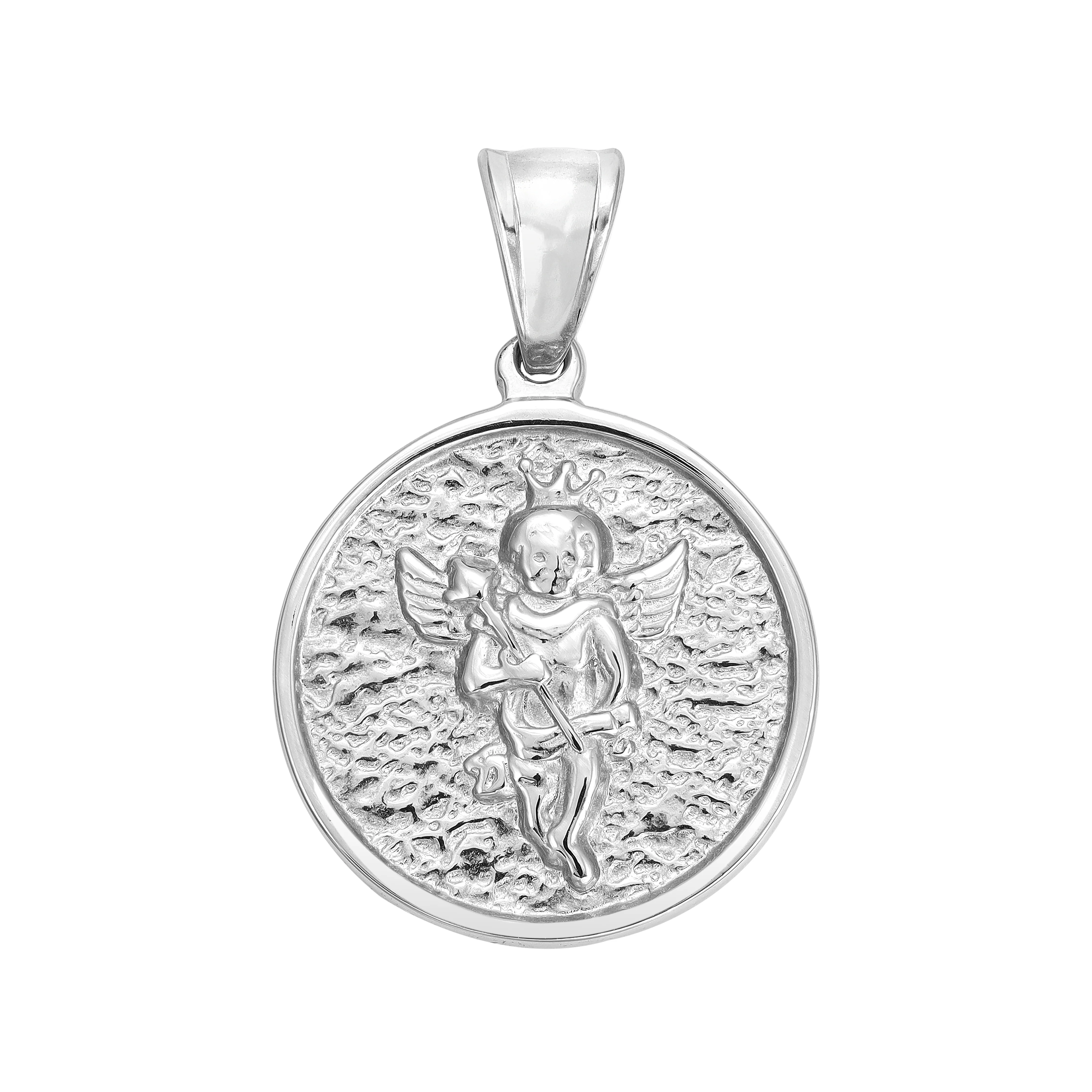 Verschiedene Anhänger aus Edelstahl Heilige Maria / Engel / Krone - Image 5