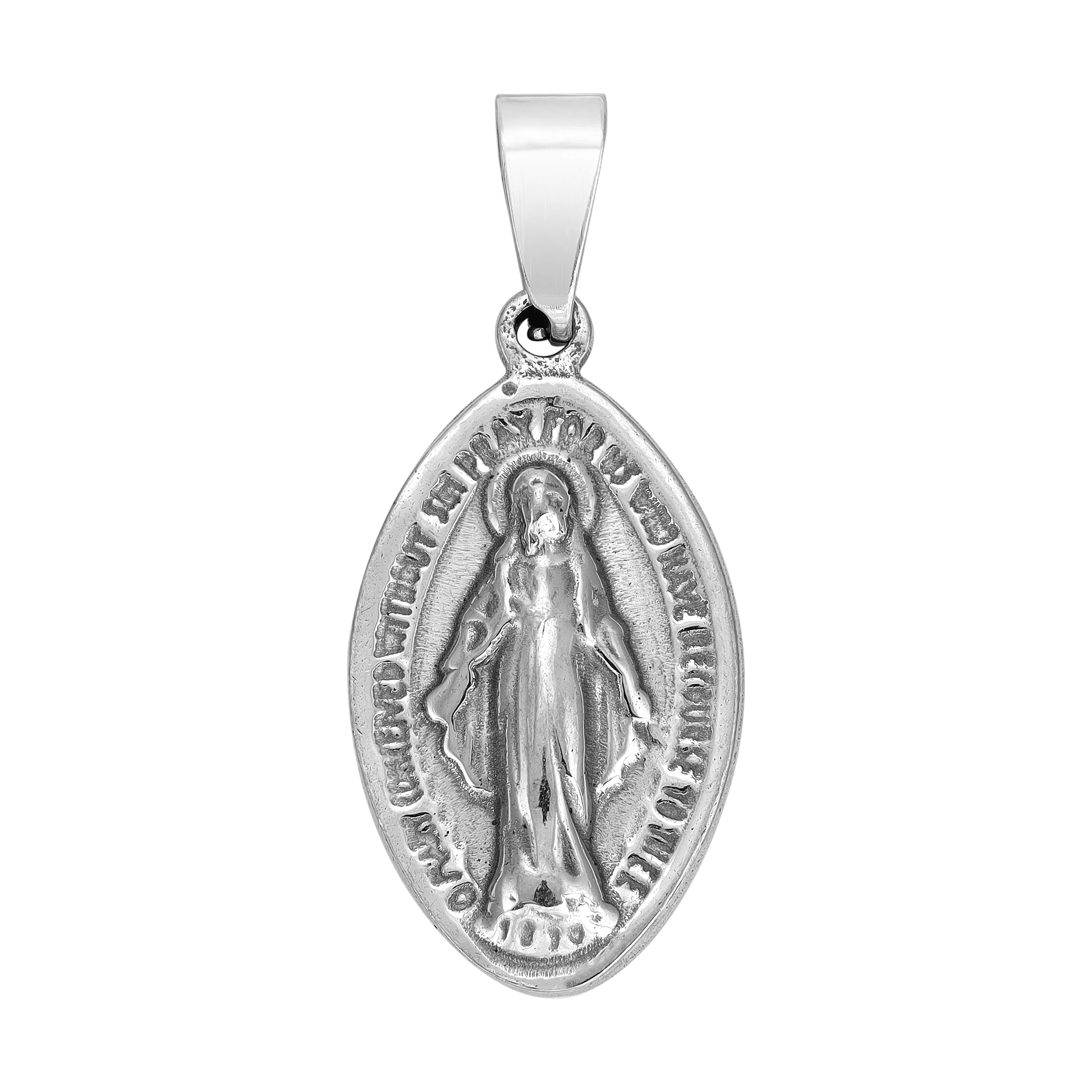 Verschiedene Anhänger aus Edelstahl Heilige Maria / Engel / Krone - Image 8