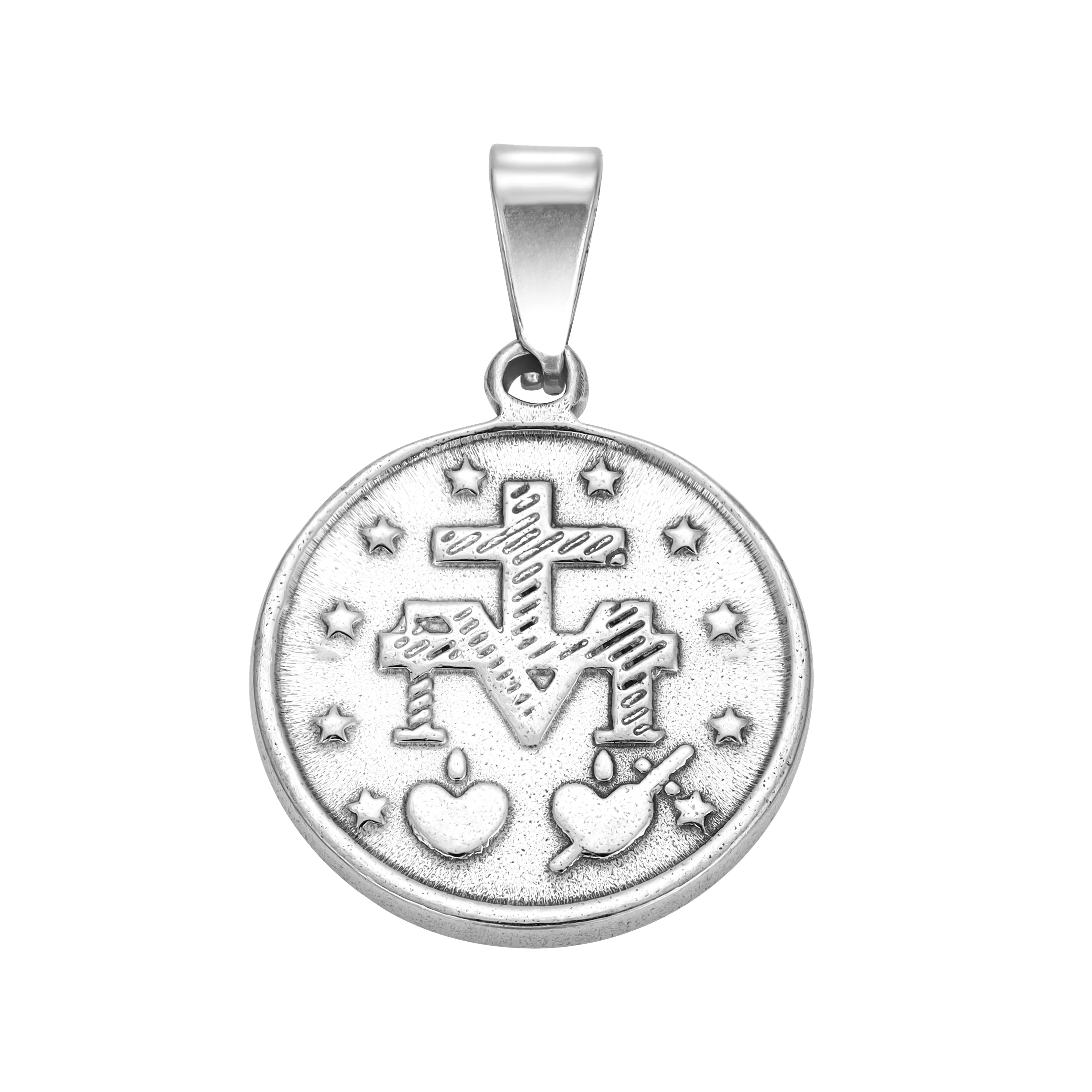 Verschiedene Anhänger  aus Edelstahl Heilige Maria / Engel Talisman - Image 15