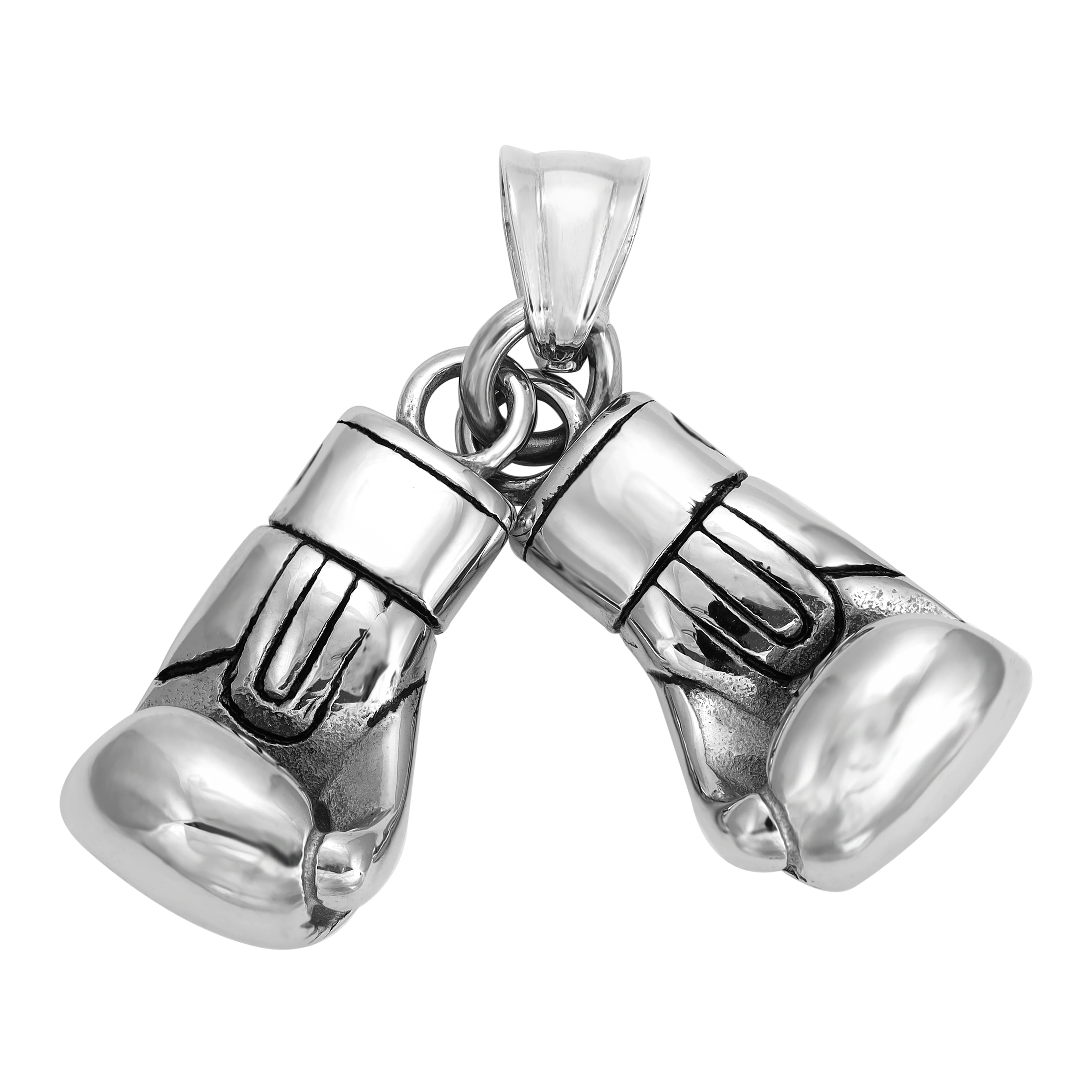 Verschiedene Anhänger aus Edelstahl Iced Out Stil Löwe / Boxhandschuh / Löwe / AK47 / Pistole - Image 7