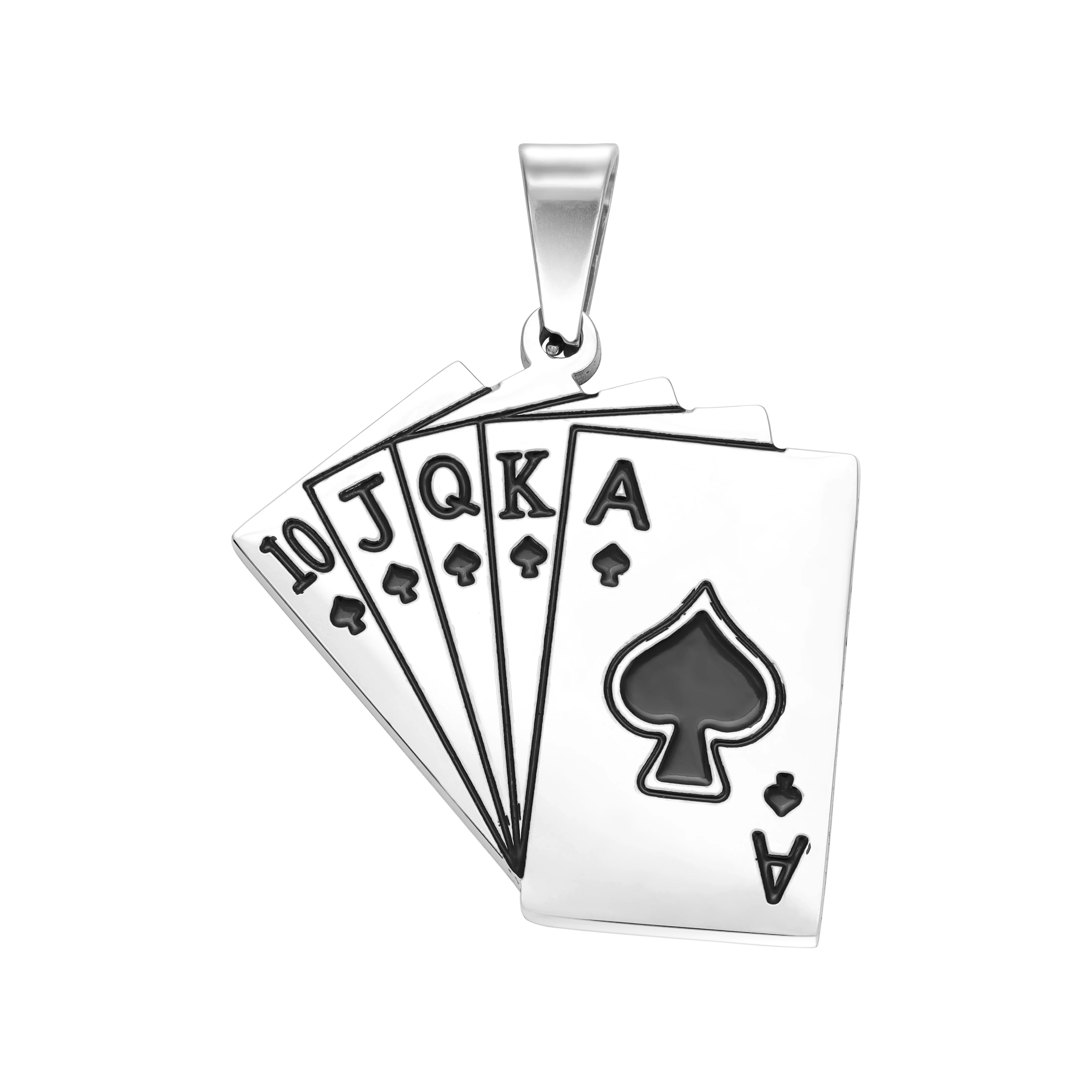 Verschiedene Anhänger aus Edelstahl Messer / Medusa / Poker Karten Kartenspiel Ace of Spade - Image 8