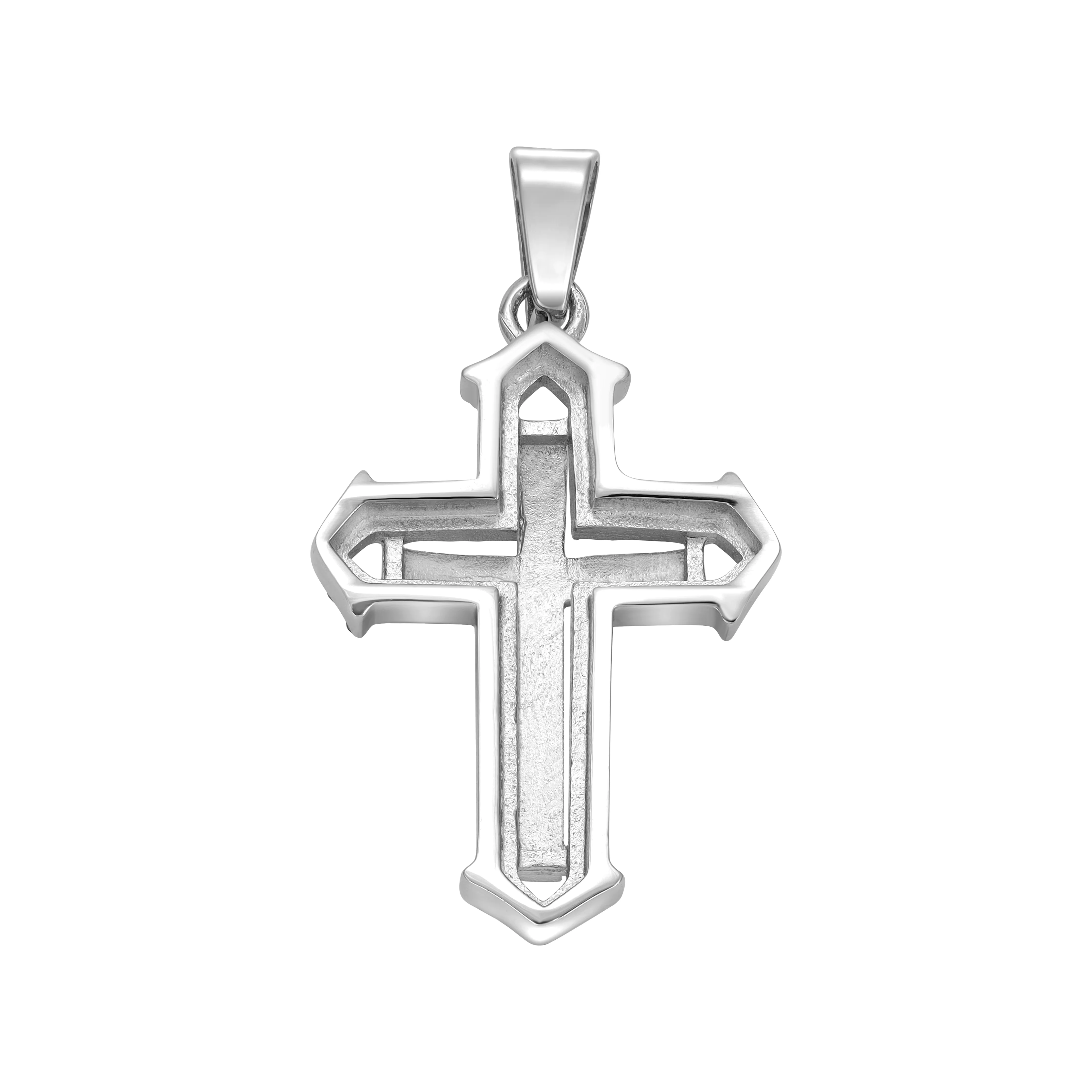 Verschiedene Kreuz Anhänger aus Edelstahl Iced Out Stil Kreuz / Heiliger Benedikt  / Ankh Kreuz / Kreuz Medaillon - Image 4
