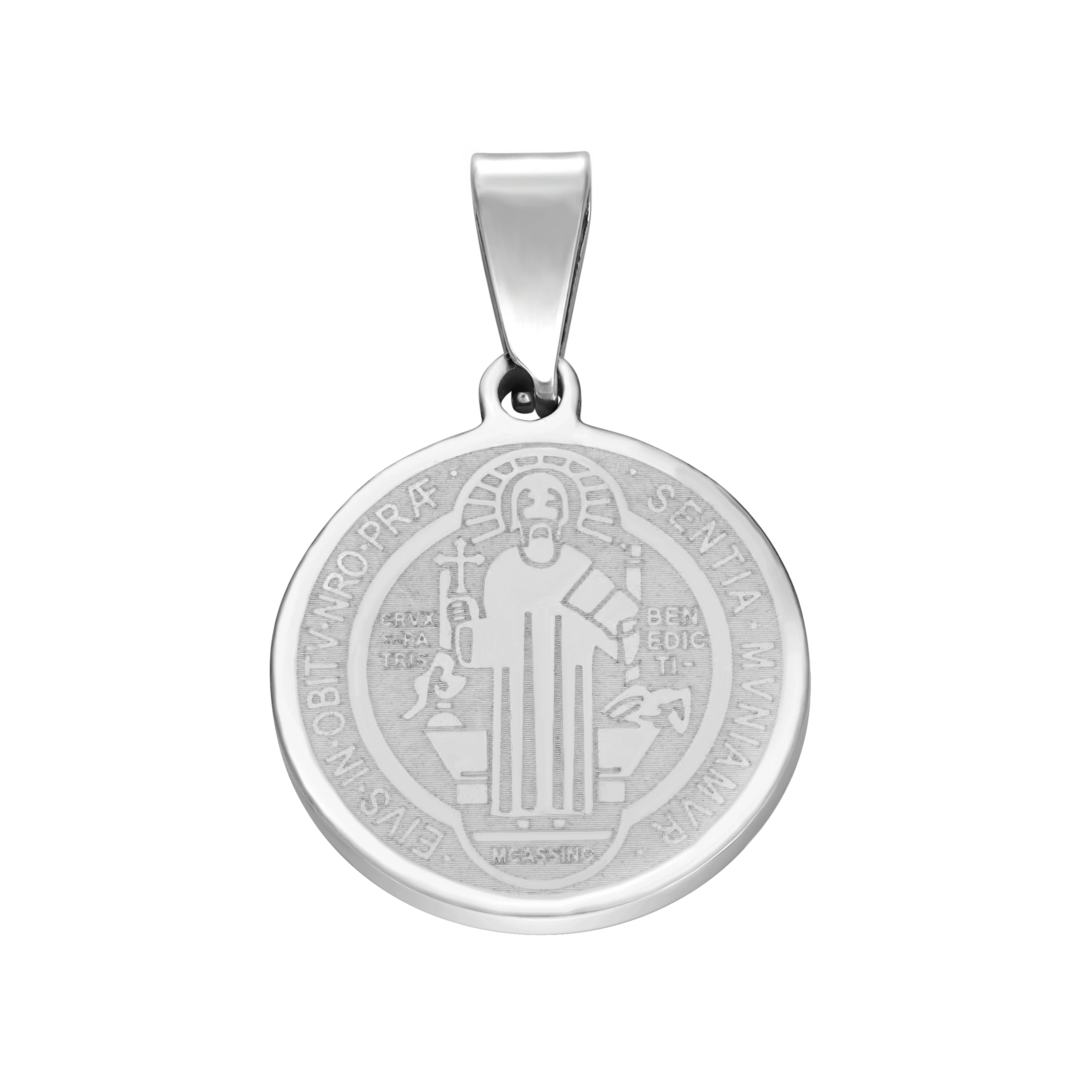 Verschiedene Kreuz Anhänger aus Edelstahl Iced Out Stil Kreuz / Heiliger Benedikt  / Ankh Kreuz / Kreuz Medaillon - Image 5