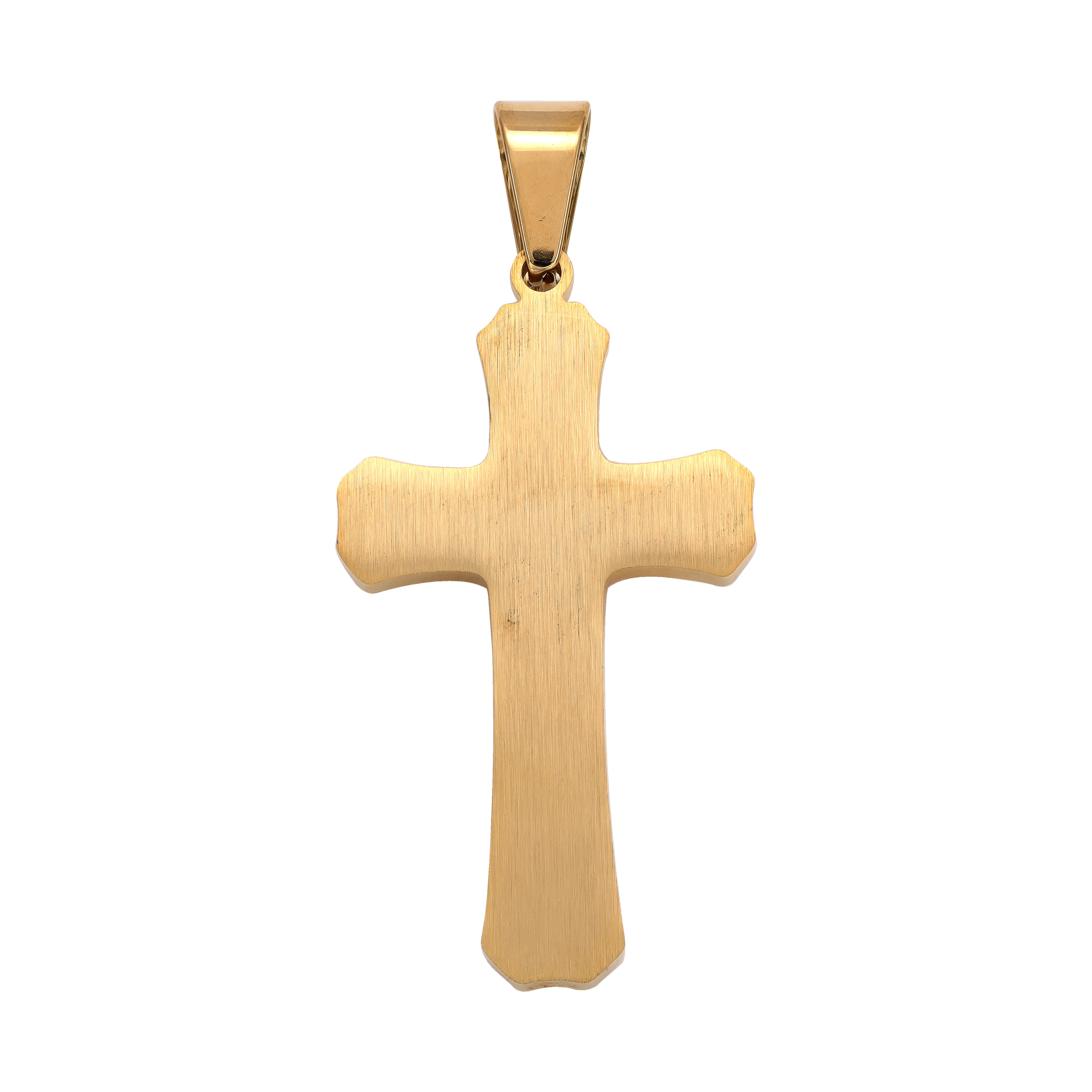 Verschiedene Kreuz Anhänger aus Edelstahl - vergoldet - Image 4